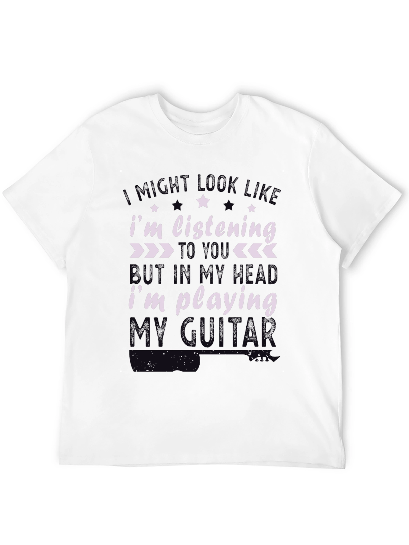 Black Musician T-Shirt: I'm Playing My Guitar view 12