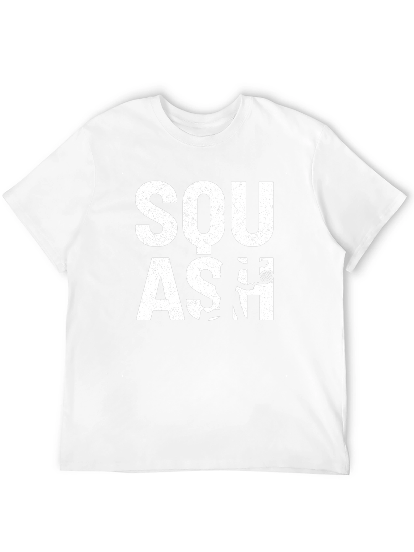 Black Squash Player Graphic T-Shirt view 12