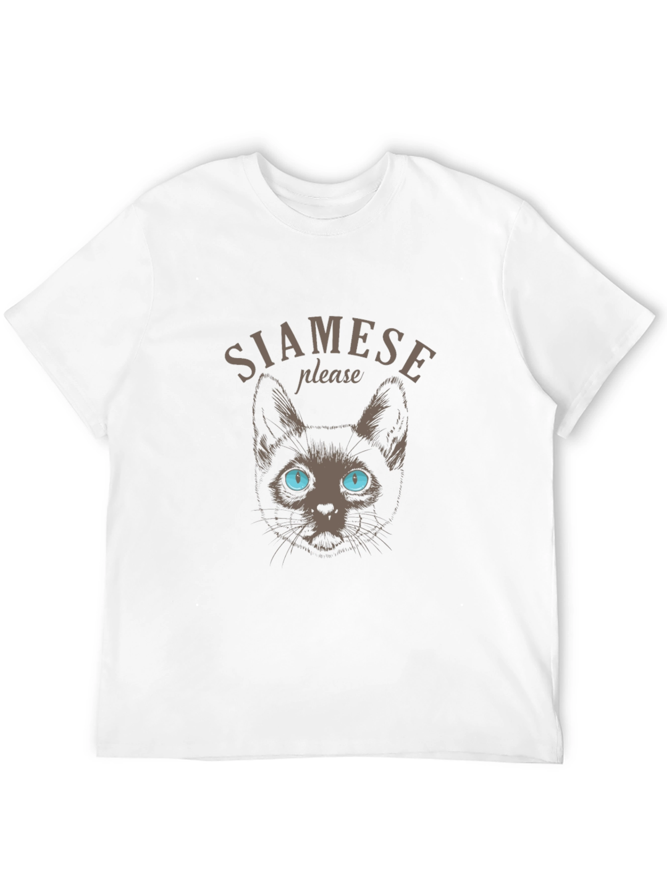 Black Siamese Cat Graphic Tee - Soft Cotton Blend view 12