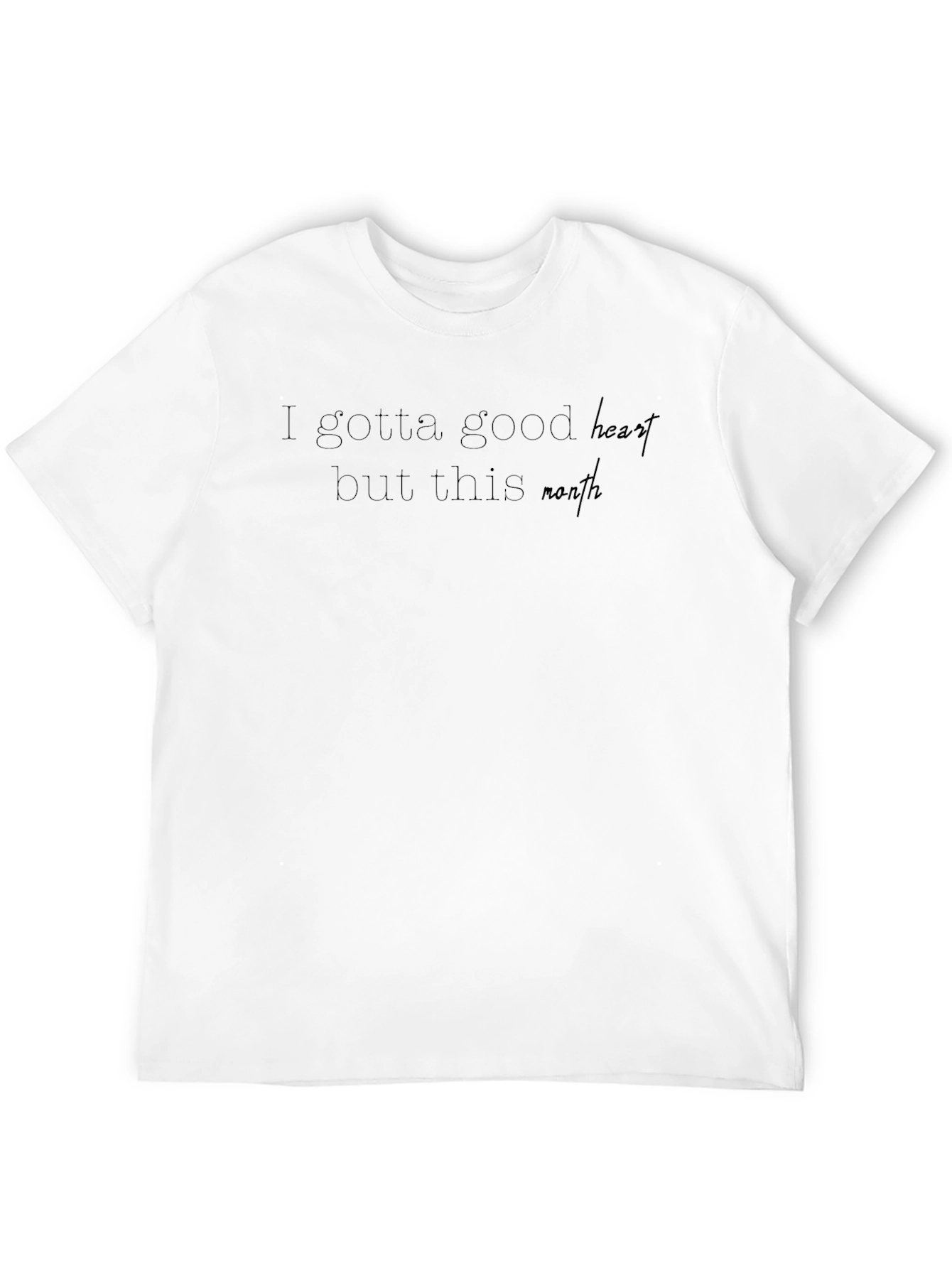 Black Good Heart Month T-Shirt - Soft & Stylish view 12