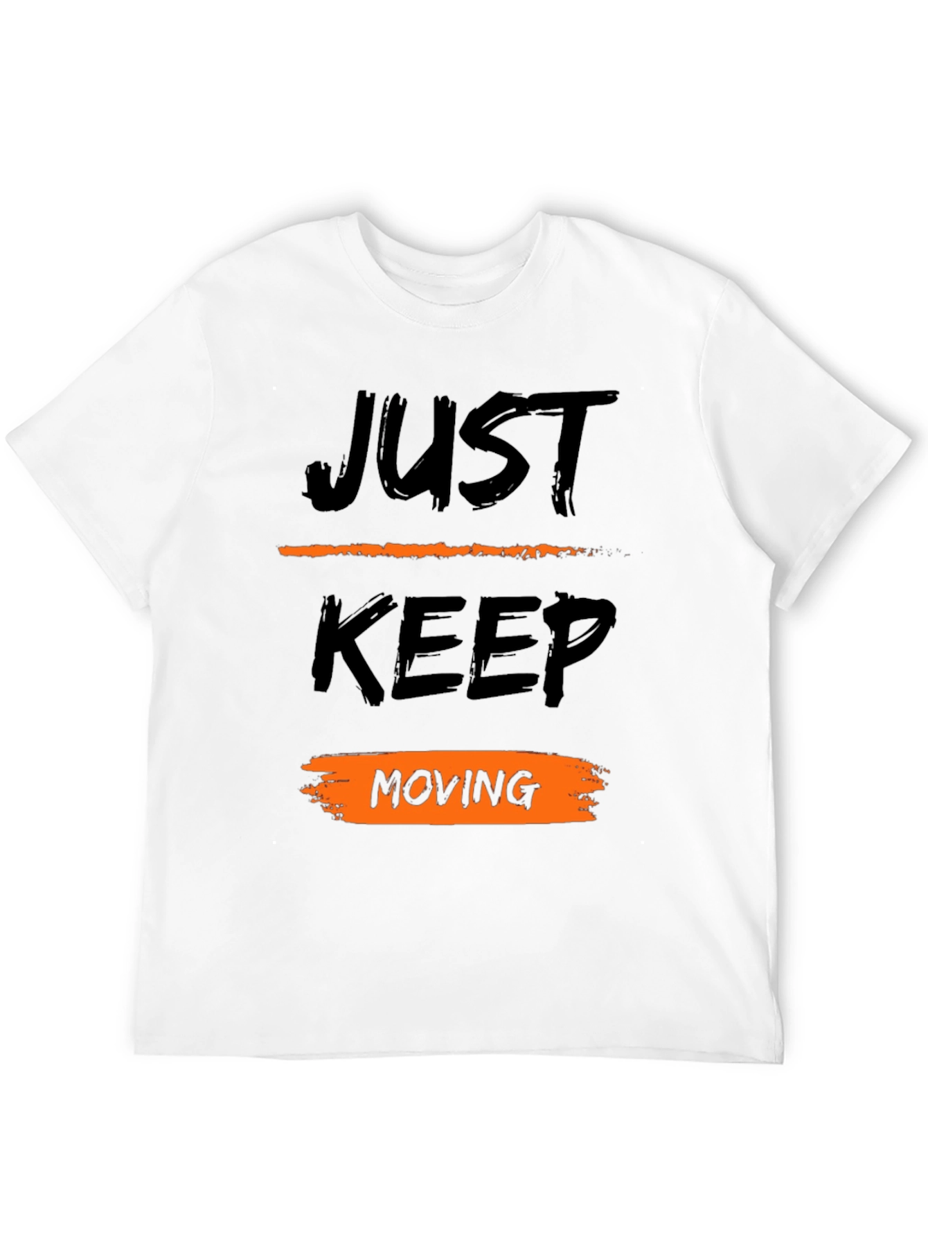Black Just Keep Moving Black T-Shirt view 12