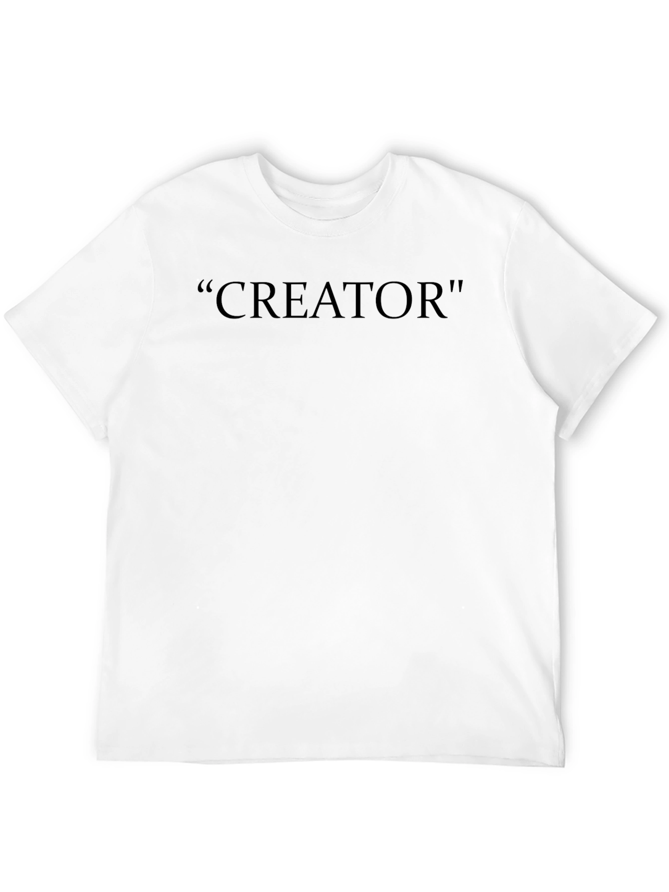 Black CREATOR Black T-Shirt - Stylish Statement Tee view 12