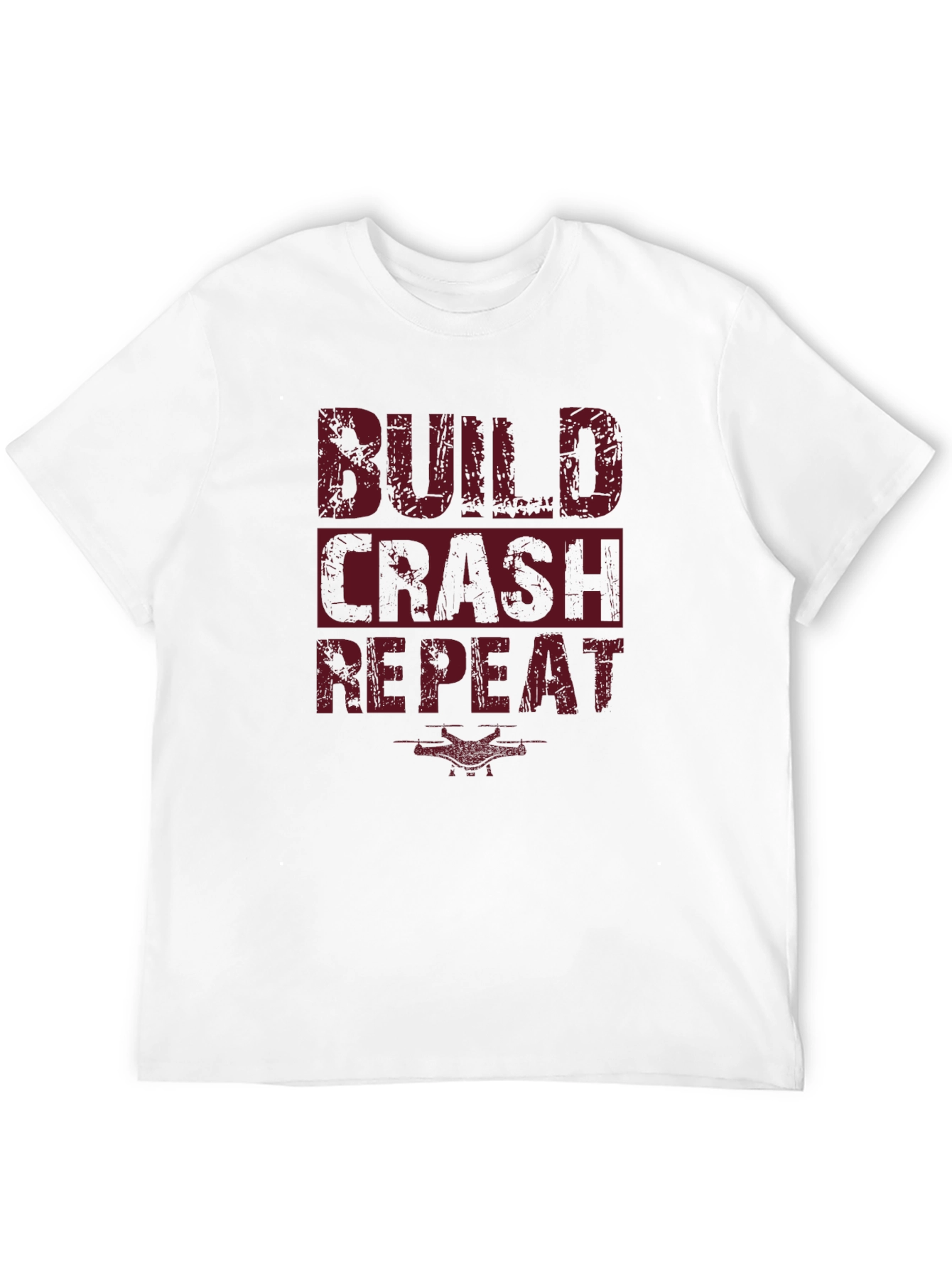 Black Build Crash Repeat Graphic T-Shirt view 12