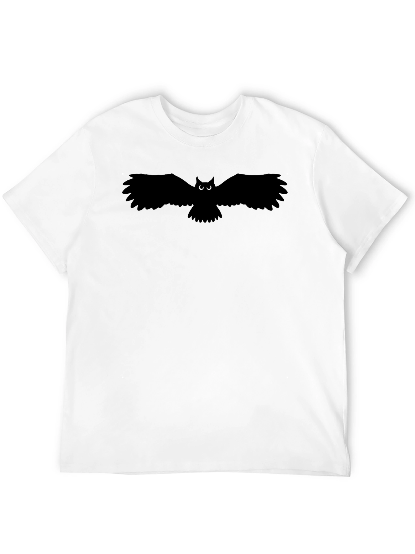 Black Black Owl Graphic T-Shirt view 12
