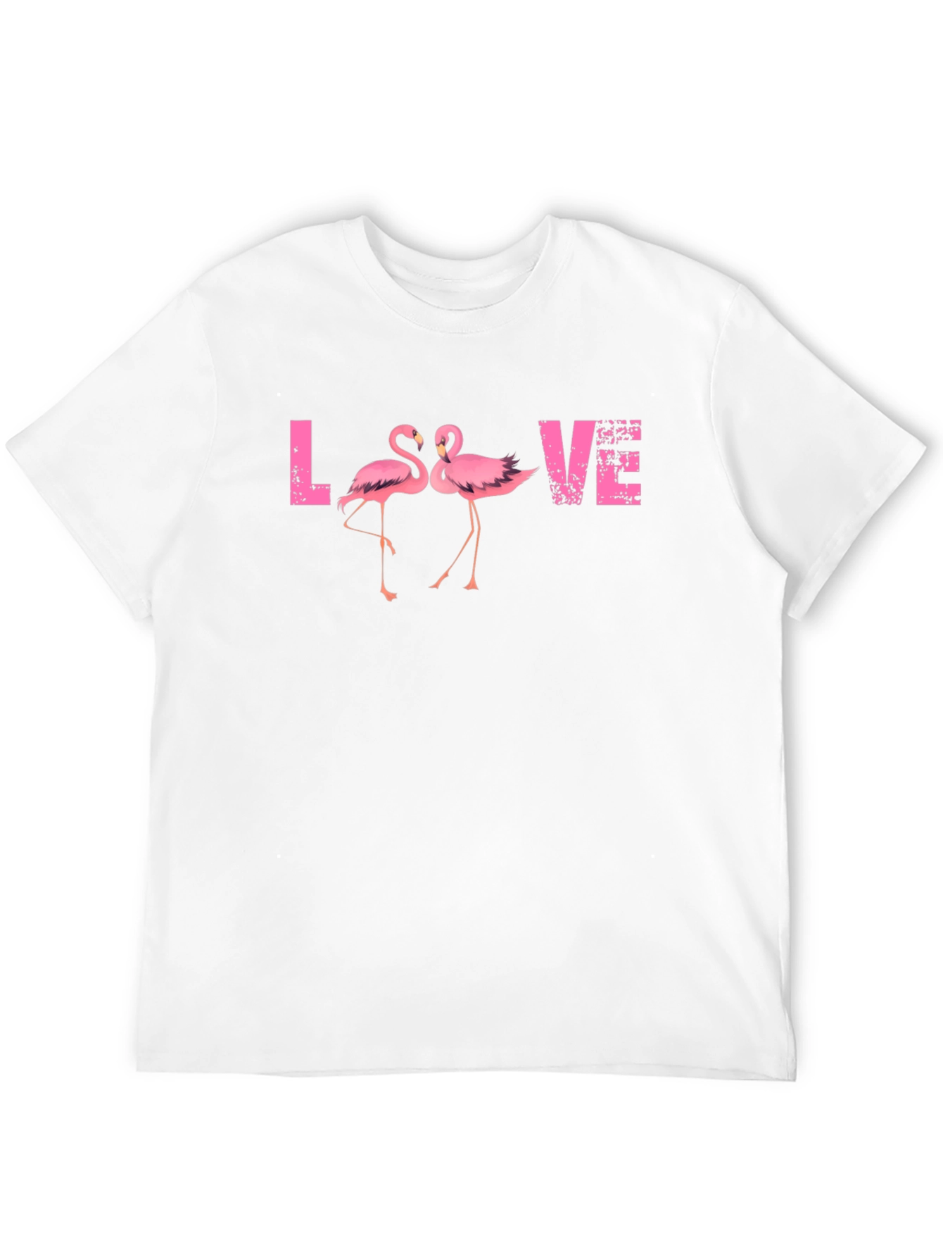 Black Flamingo LOVE Graphic Black T-Shirt view 12