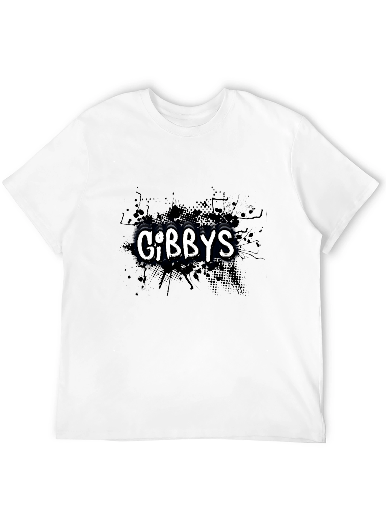 Black Gibbys Black Graphic Print T-Shirt - Casual Style view 12