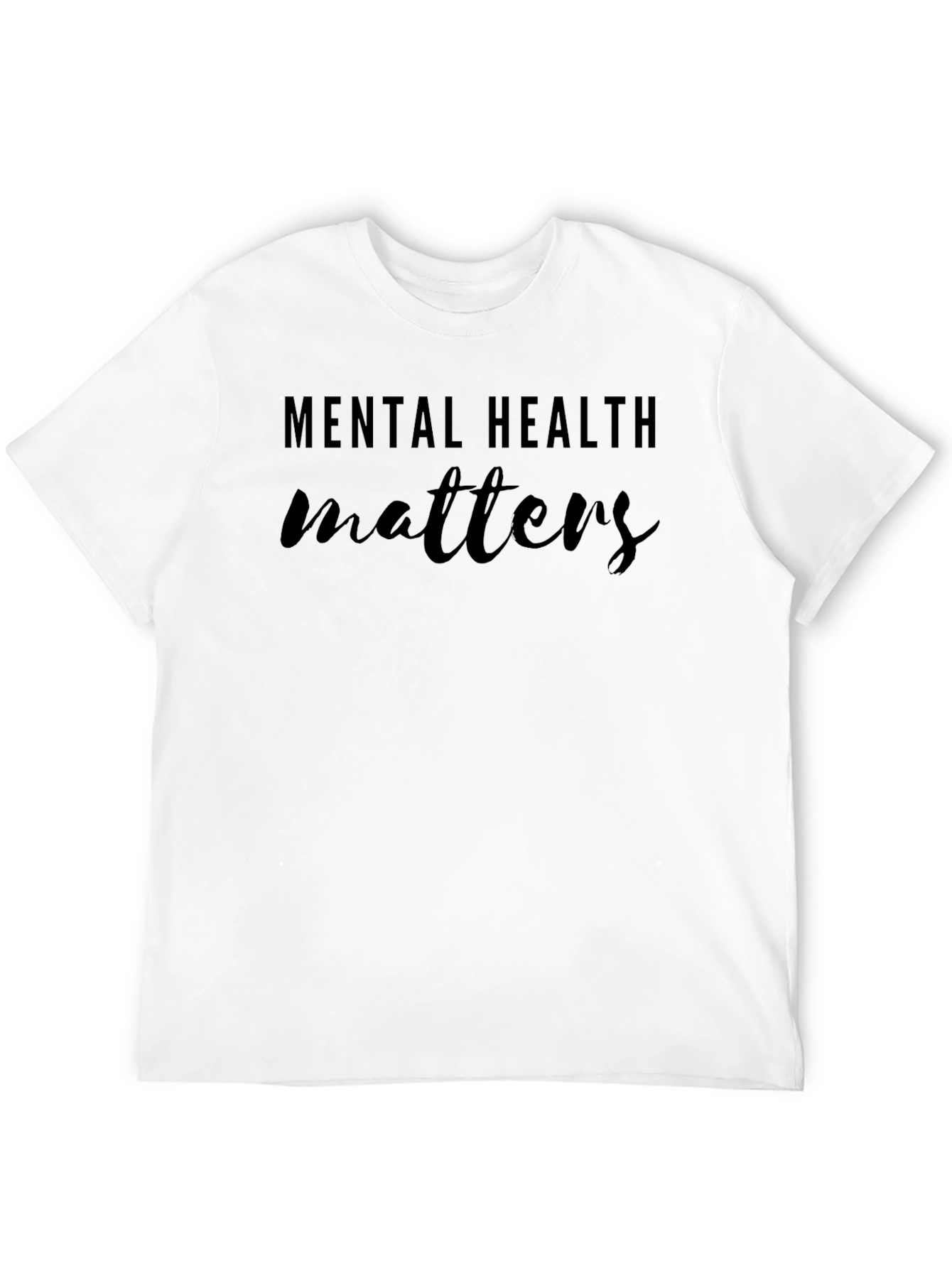 Black Mental Health Matters Black T-Shirt view 12