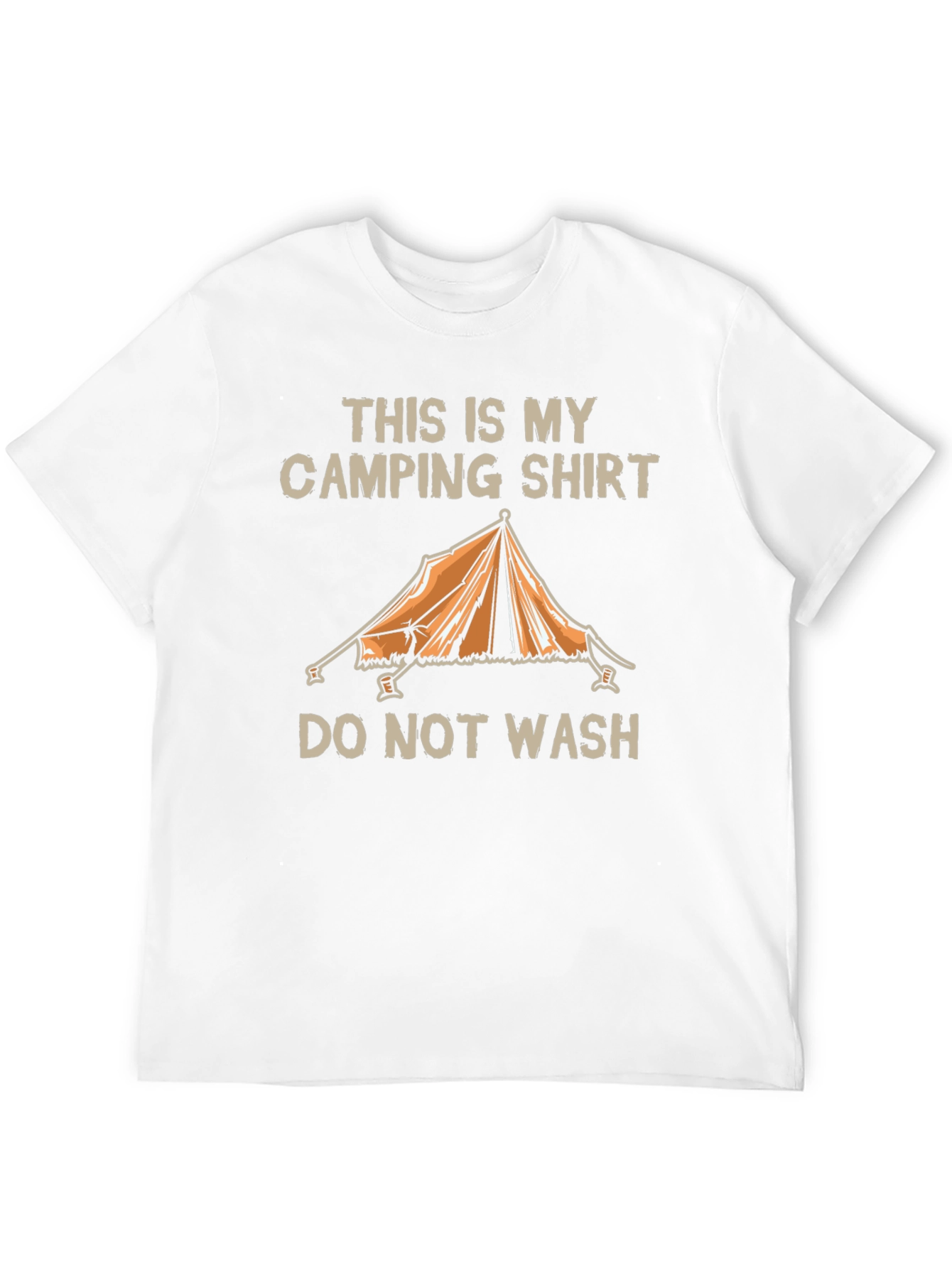 Black Camping Shirt - Funny Tent Design view 12