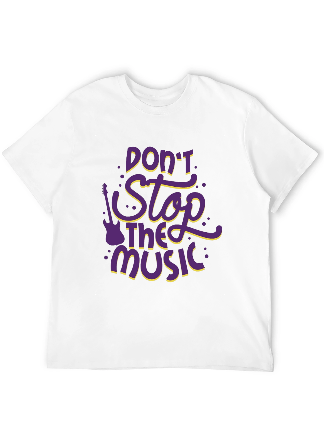 Black Don't Stop the Music Graphic T-Shirt view 12