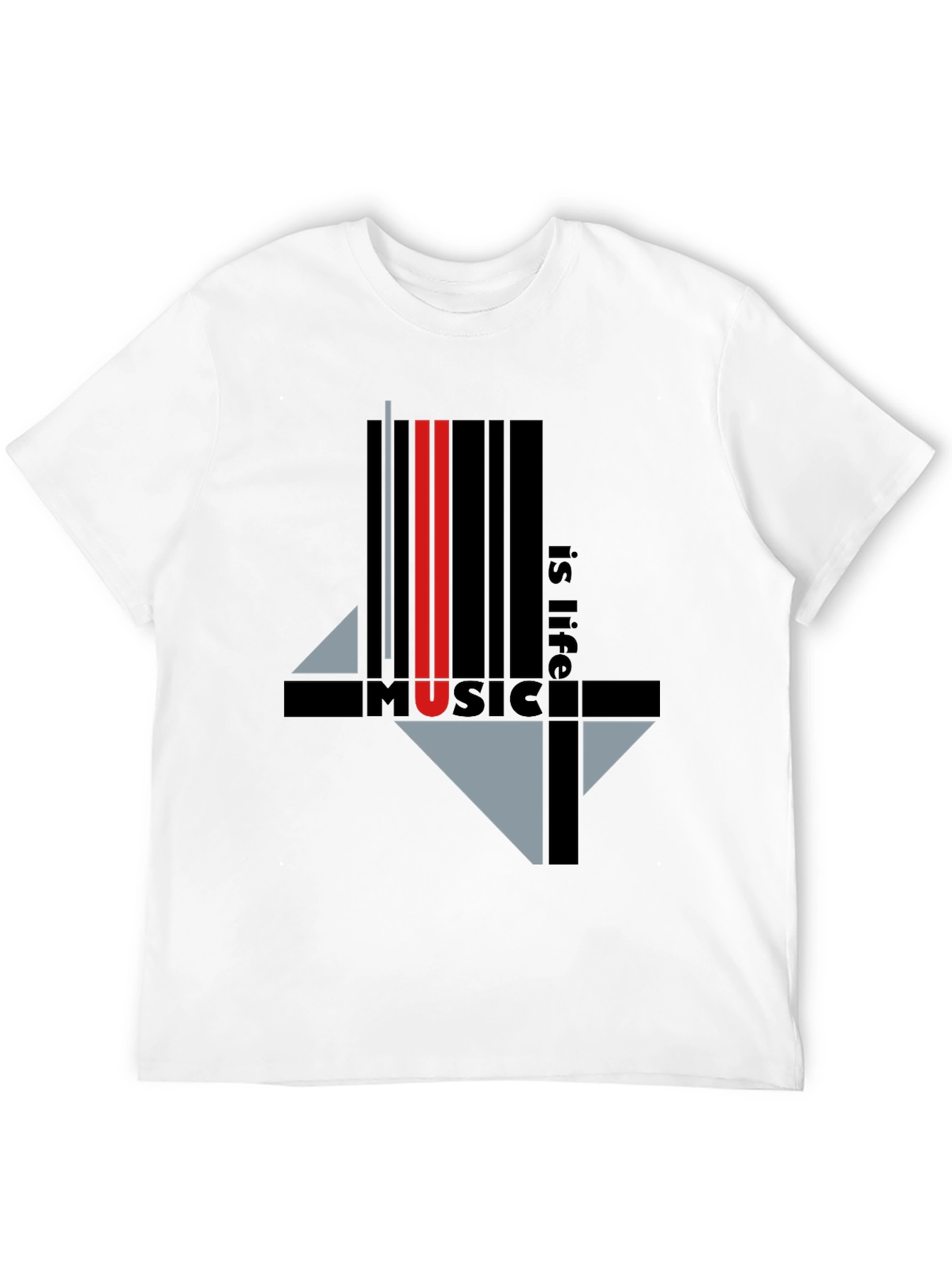 Black Music is Life Graphic Tee - Black view 12