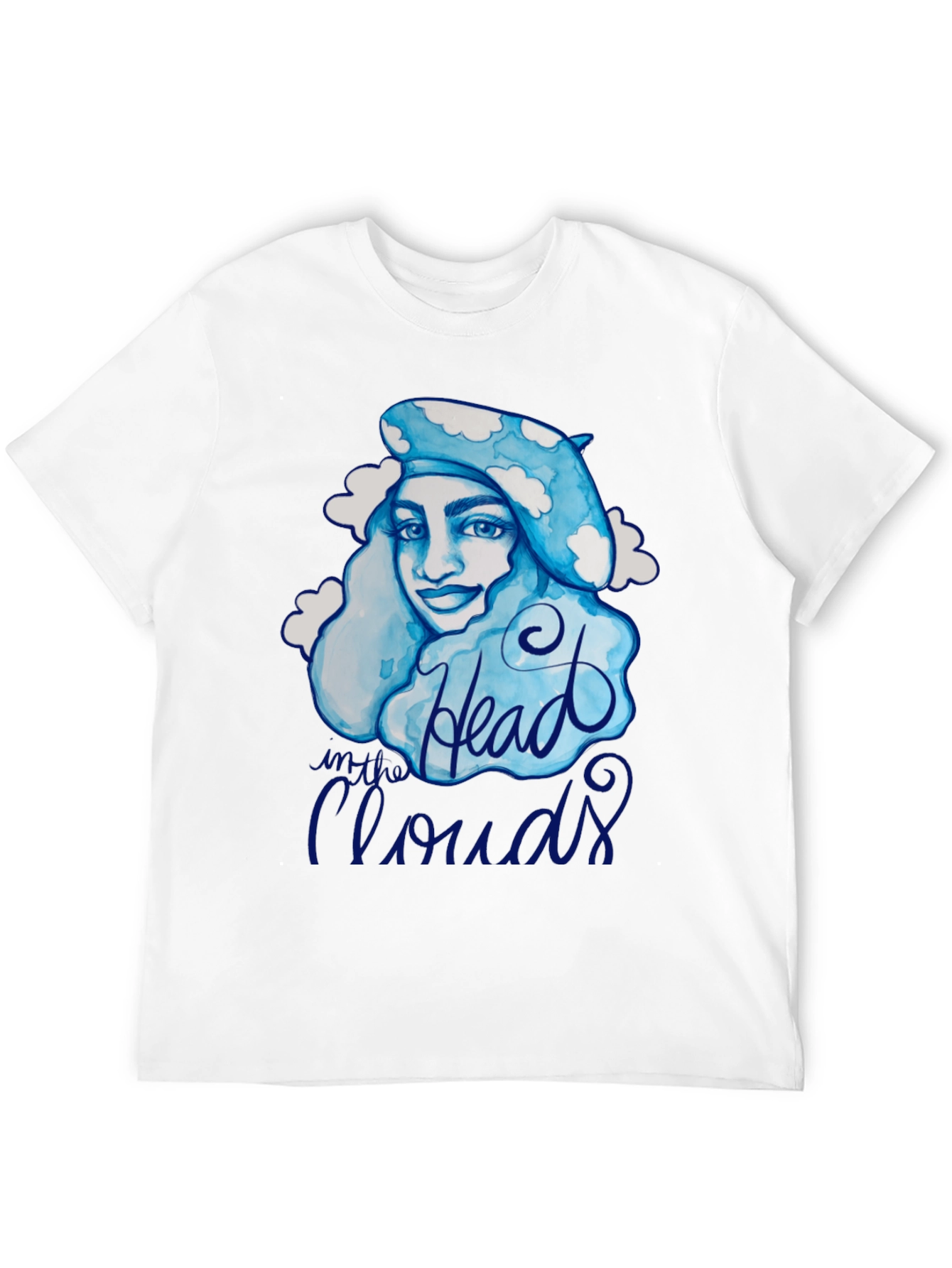 Black Head in the Clouds Graphic Tee - Artistic Comfort view 12