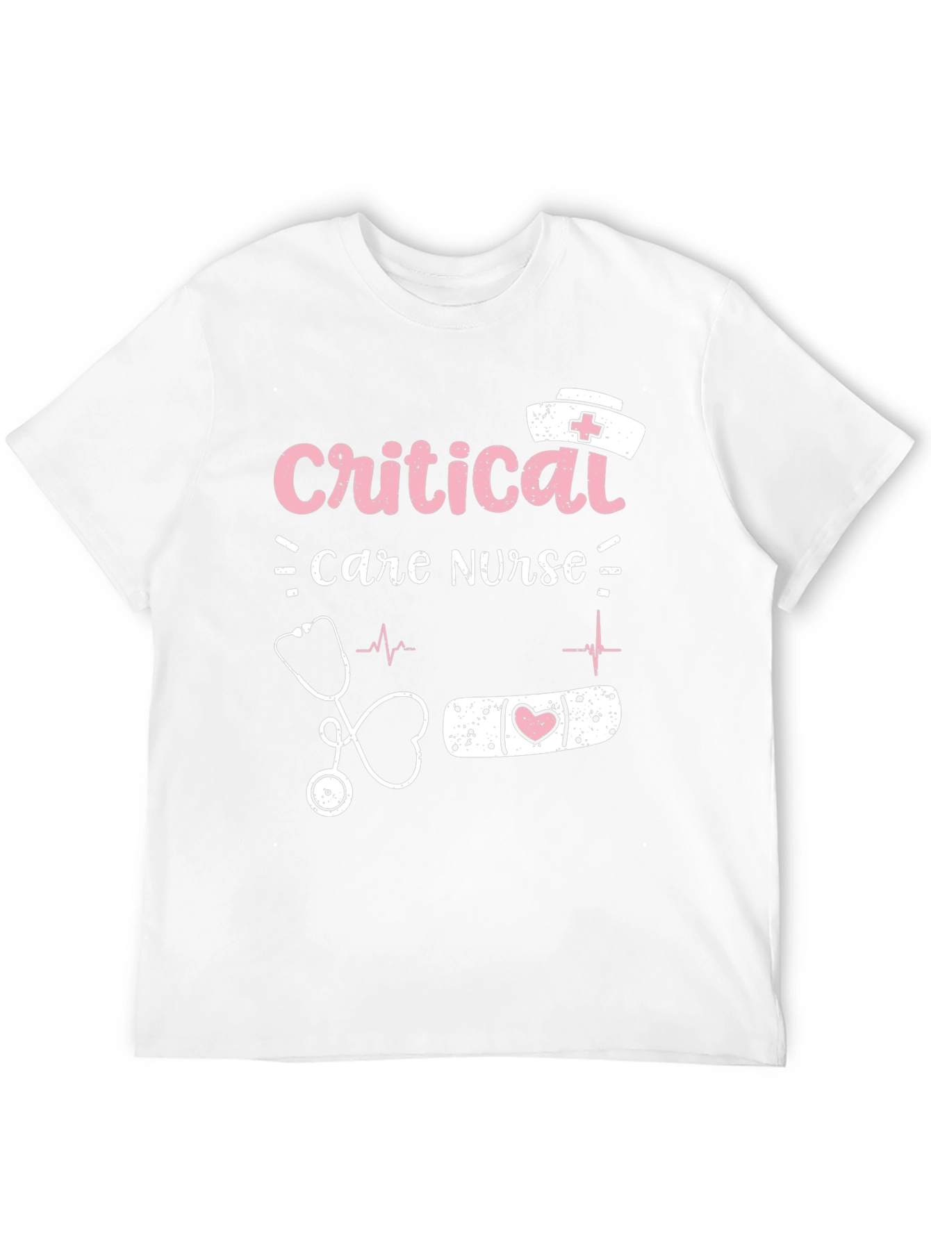 Black Critical Care Nurse Graphic T-Shirt view 12