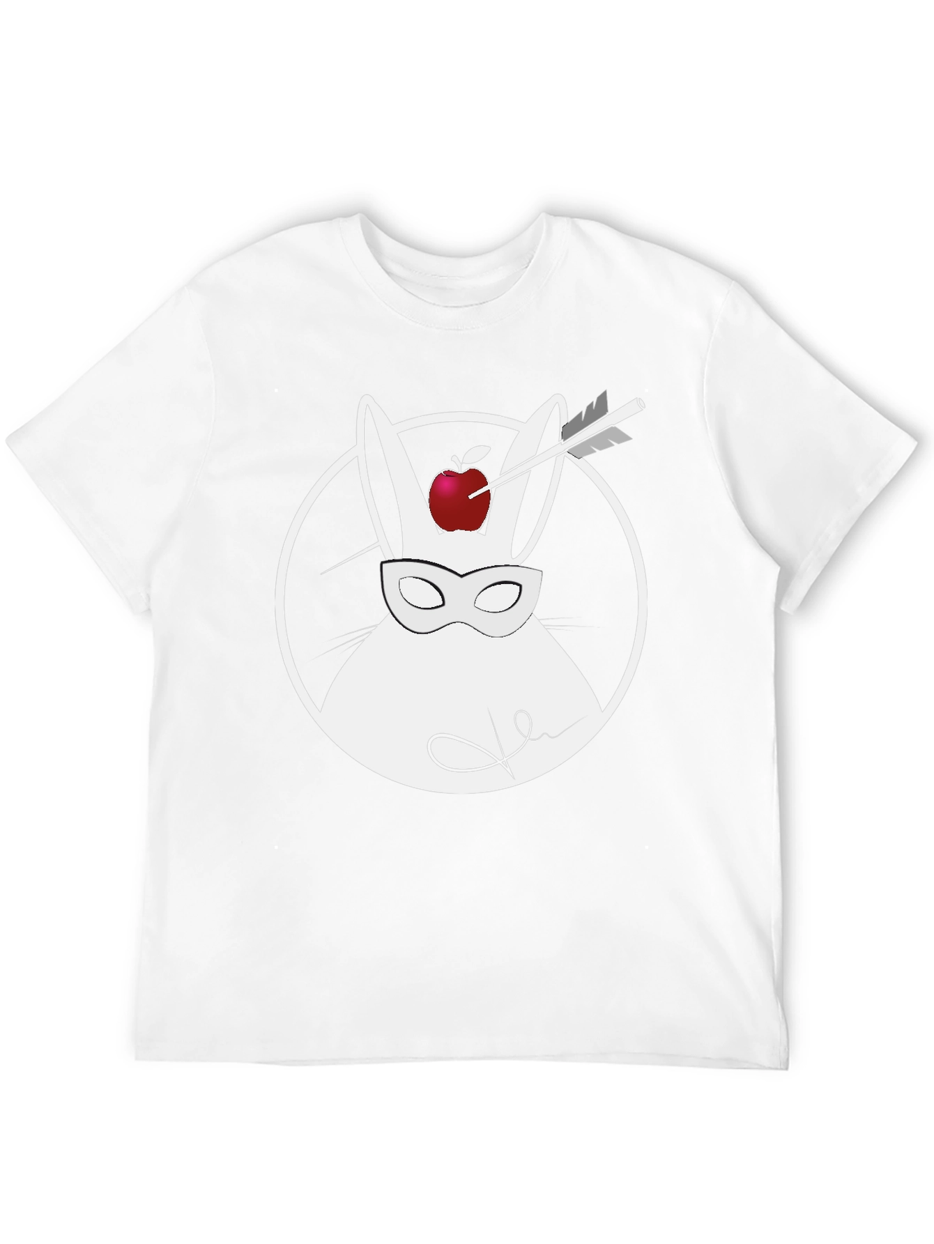 Black Rabbit Archer Graphic Tee - Black Cotton Shirt view 12