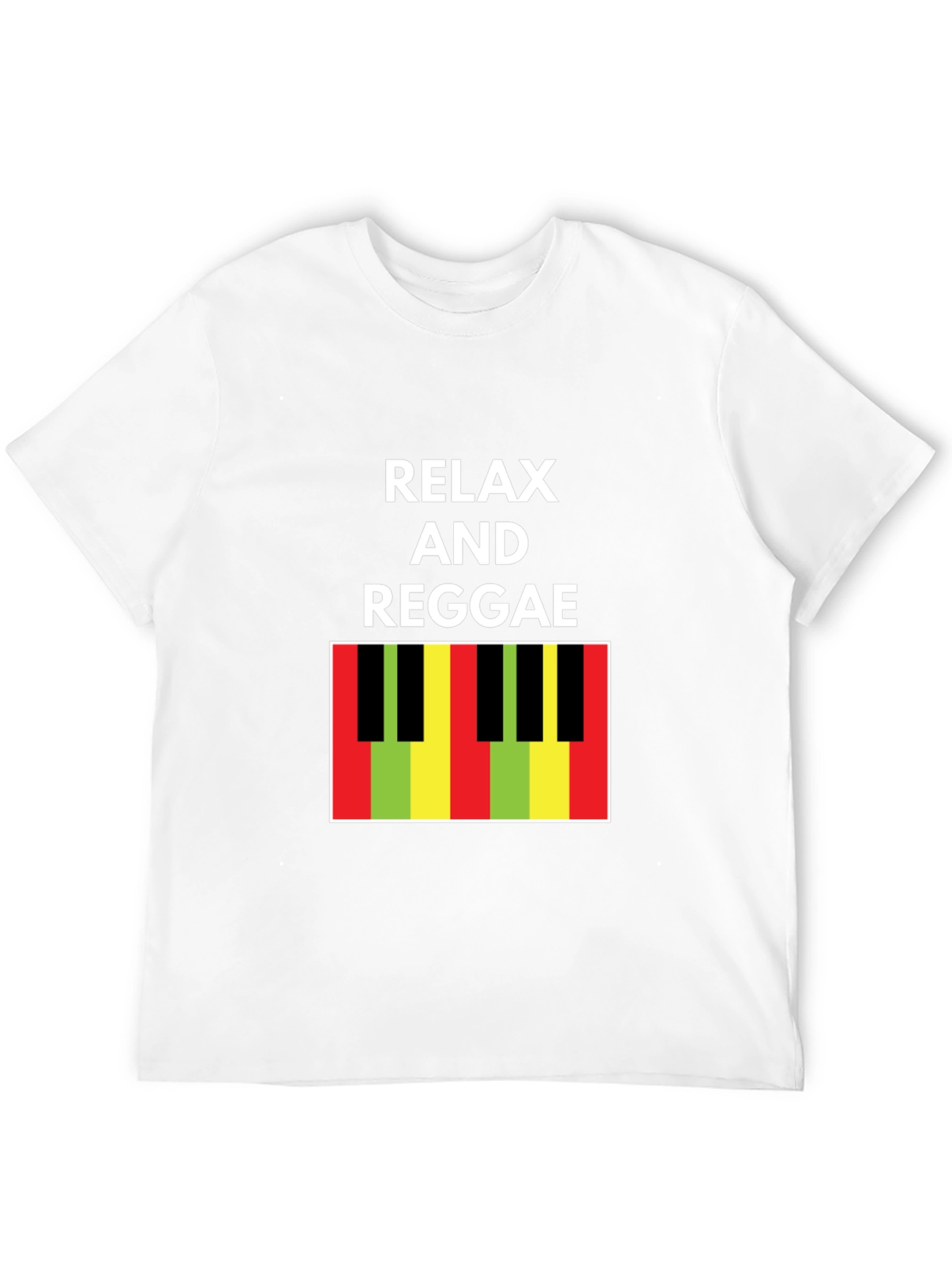 Black Relax and Reggae T-Shirt view 12