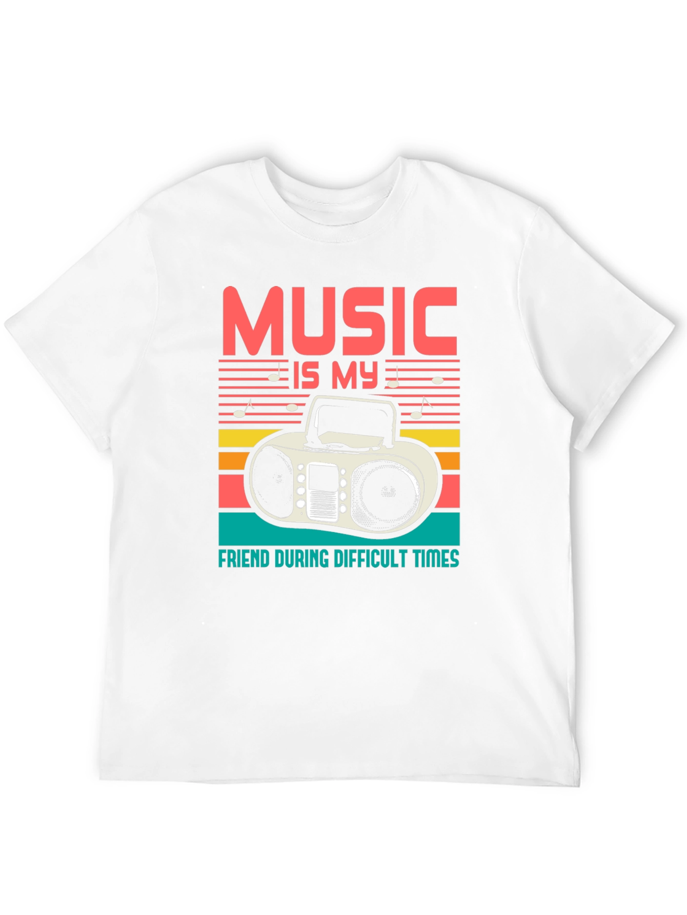 Black Music is My Friend Graphic T-Shirt view 12