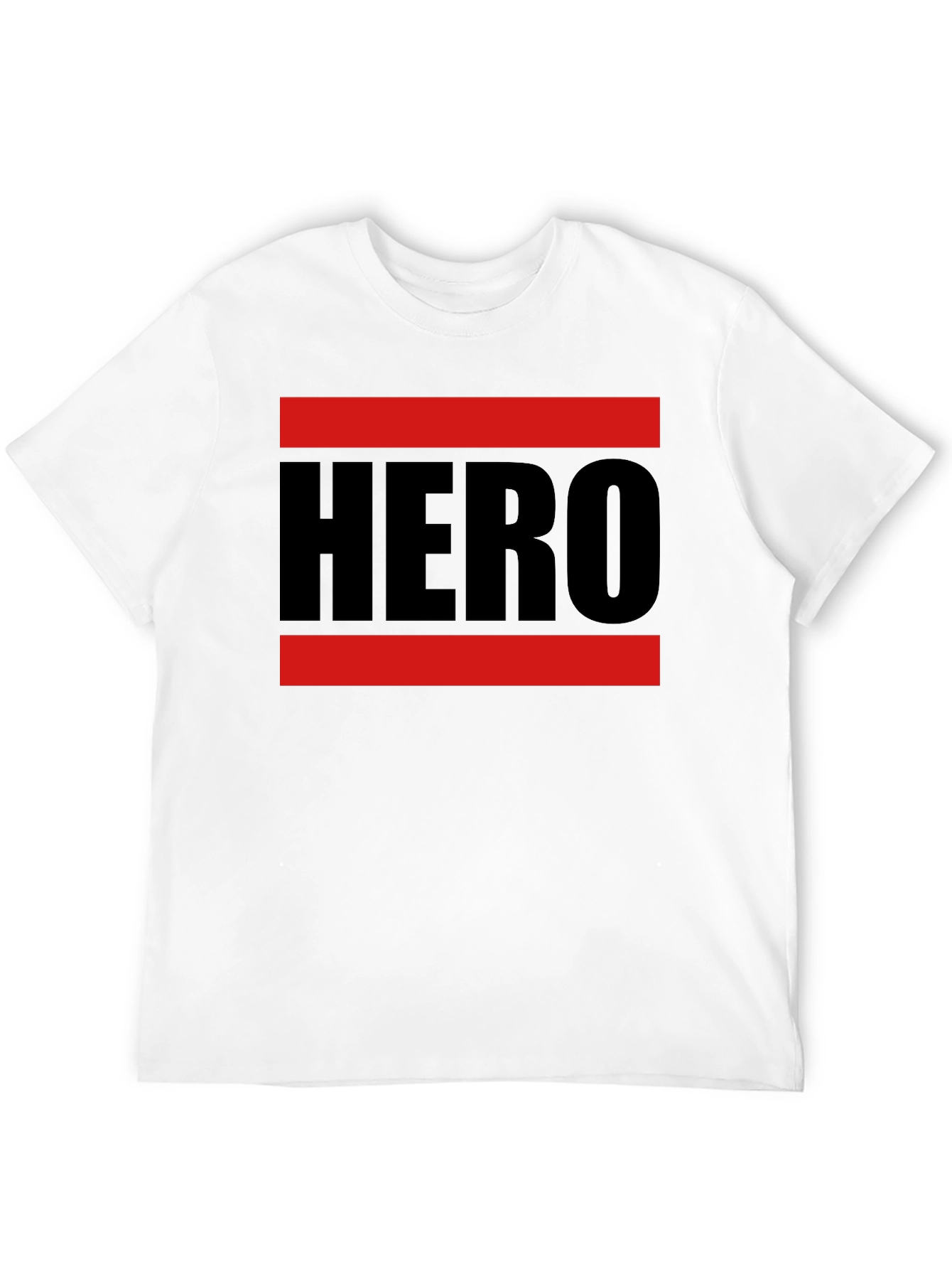 Black HERO Graphic Tee - Bold Statement Shirt view 12