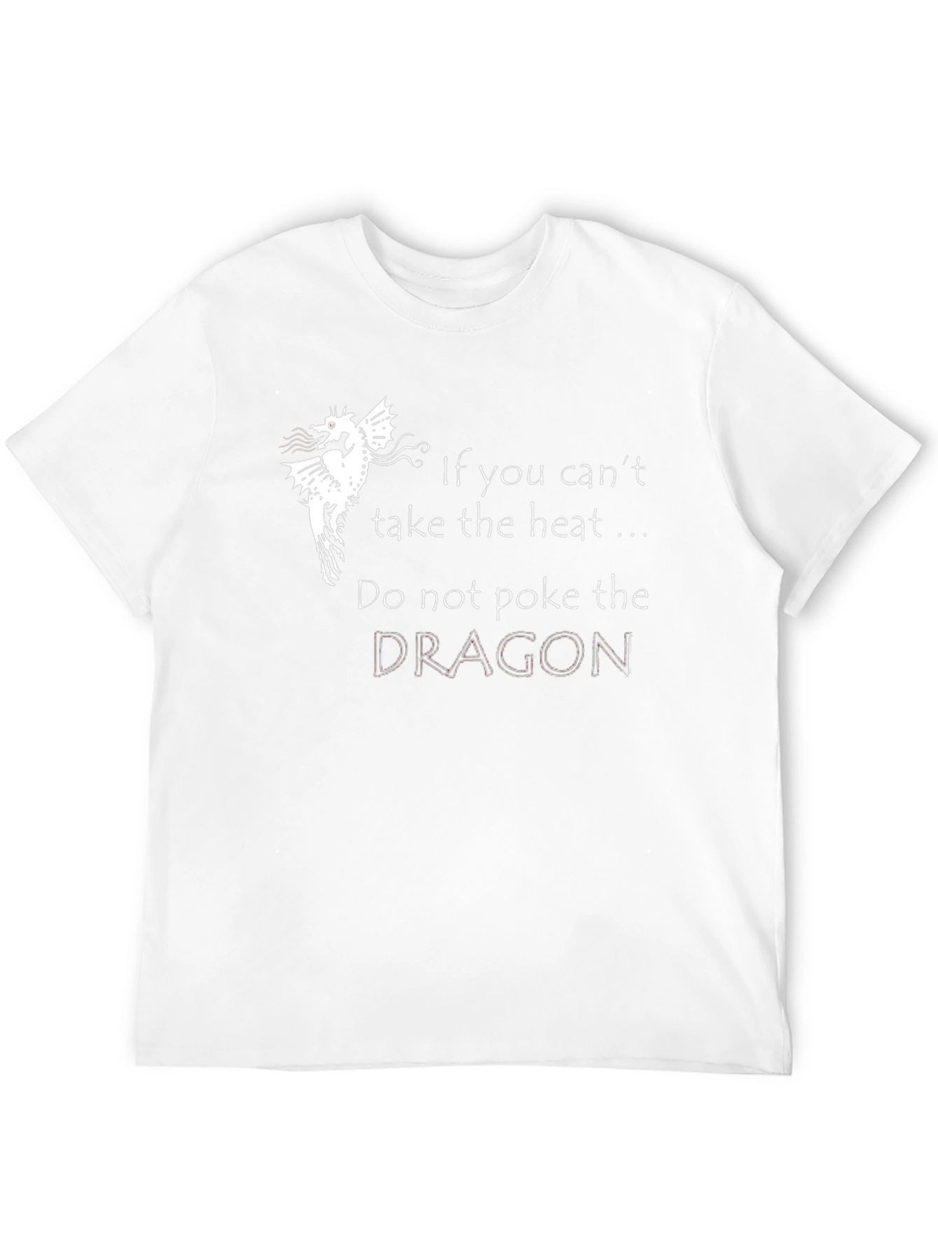 Black Do Not Poke the Dragon Graphic Tee view 12
