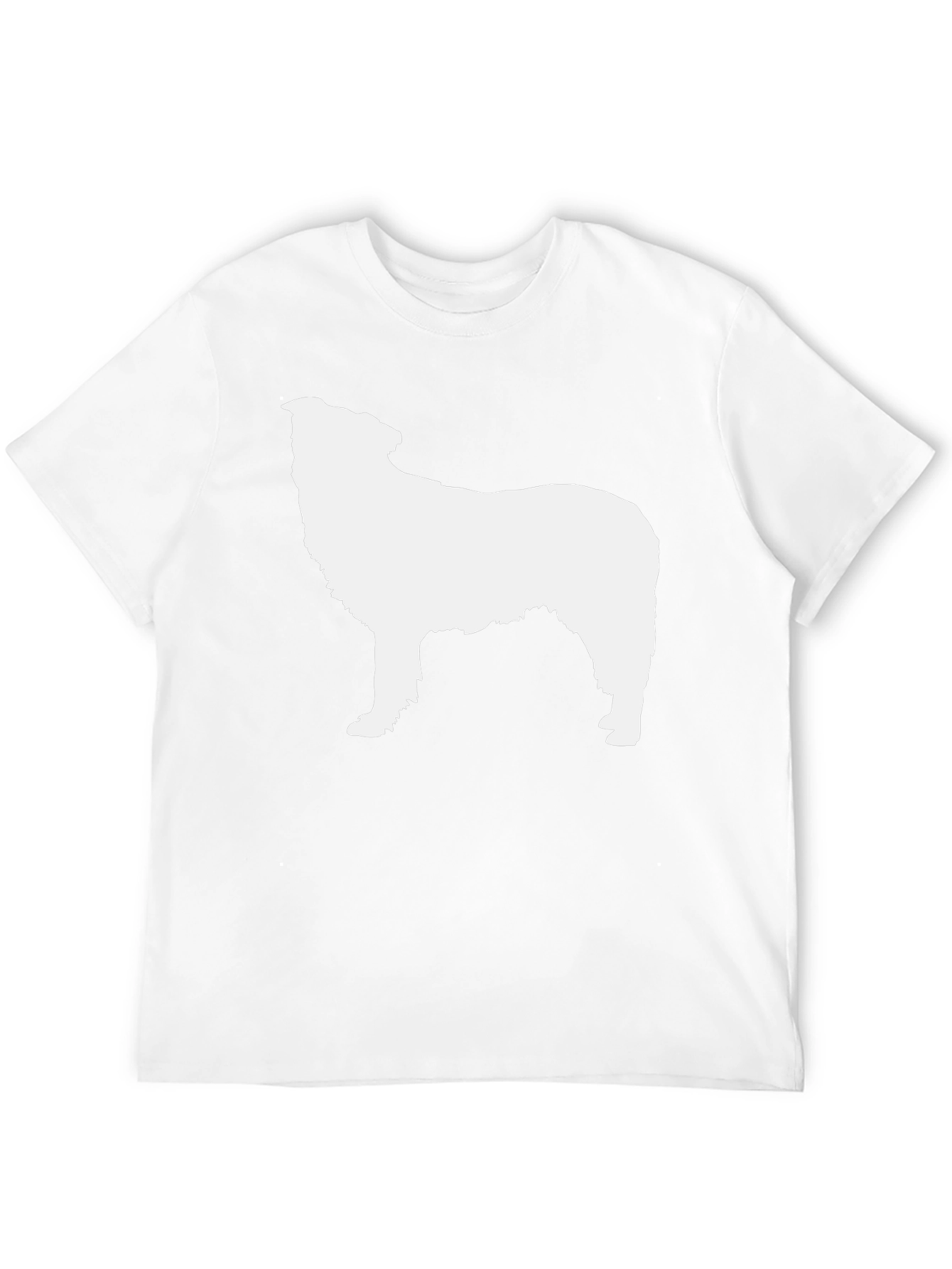 Black Dog Silhouette T-Shirt - Classic Black Tee view 12
