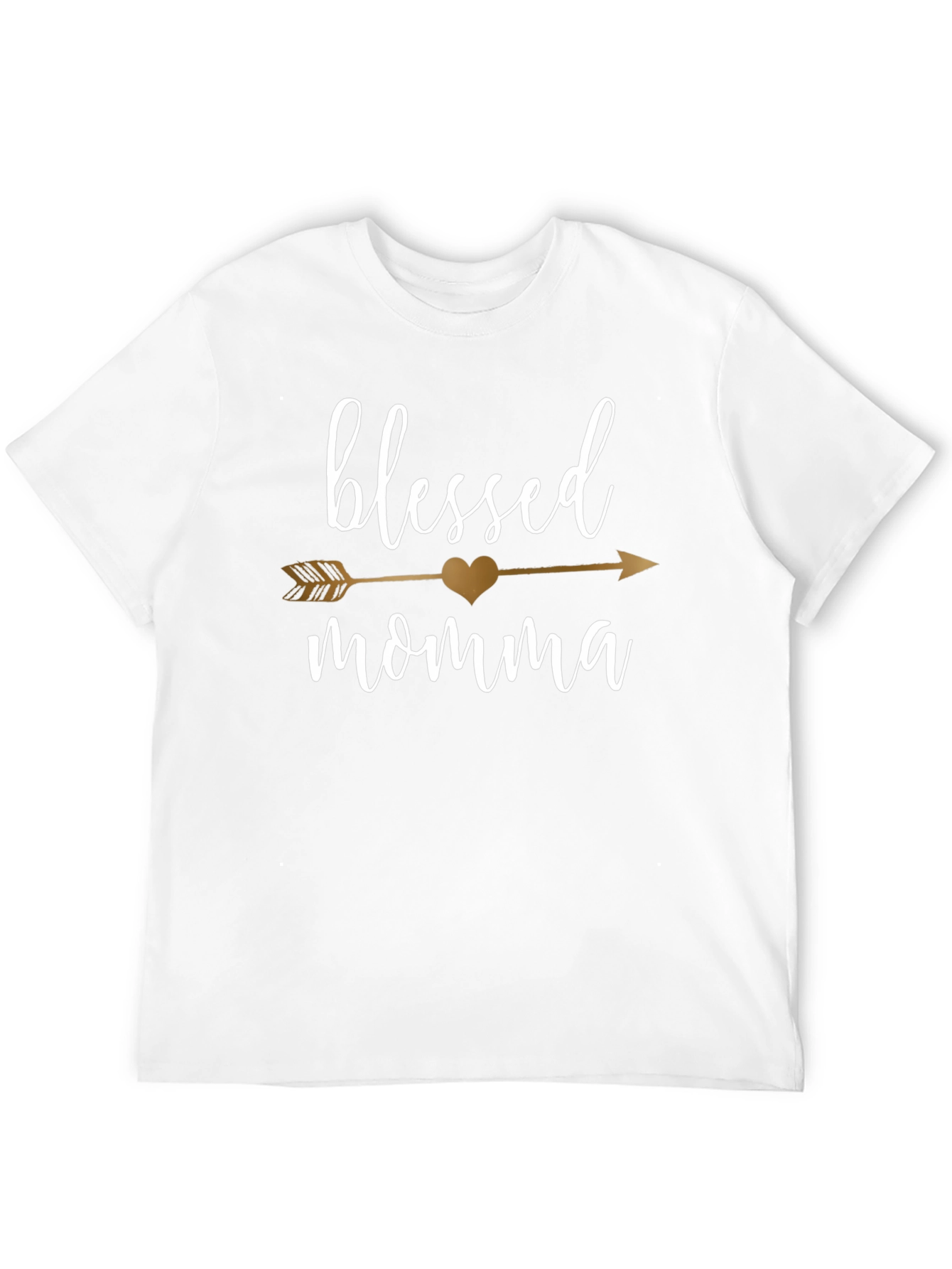 Black Blessed Momma Arrow T-Shirt view 12
