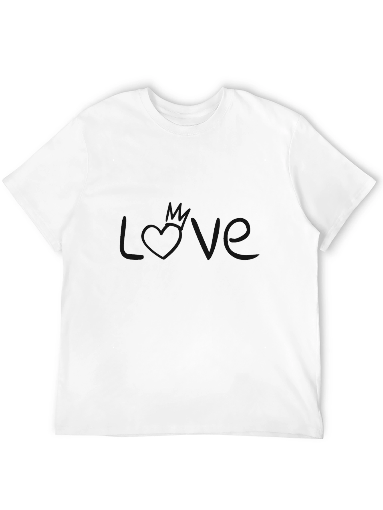 Black Men's Basic Black Crew Neck T-Shirt view 12