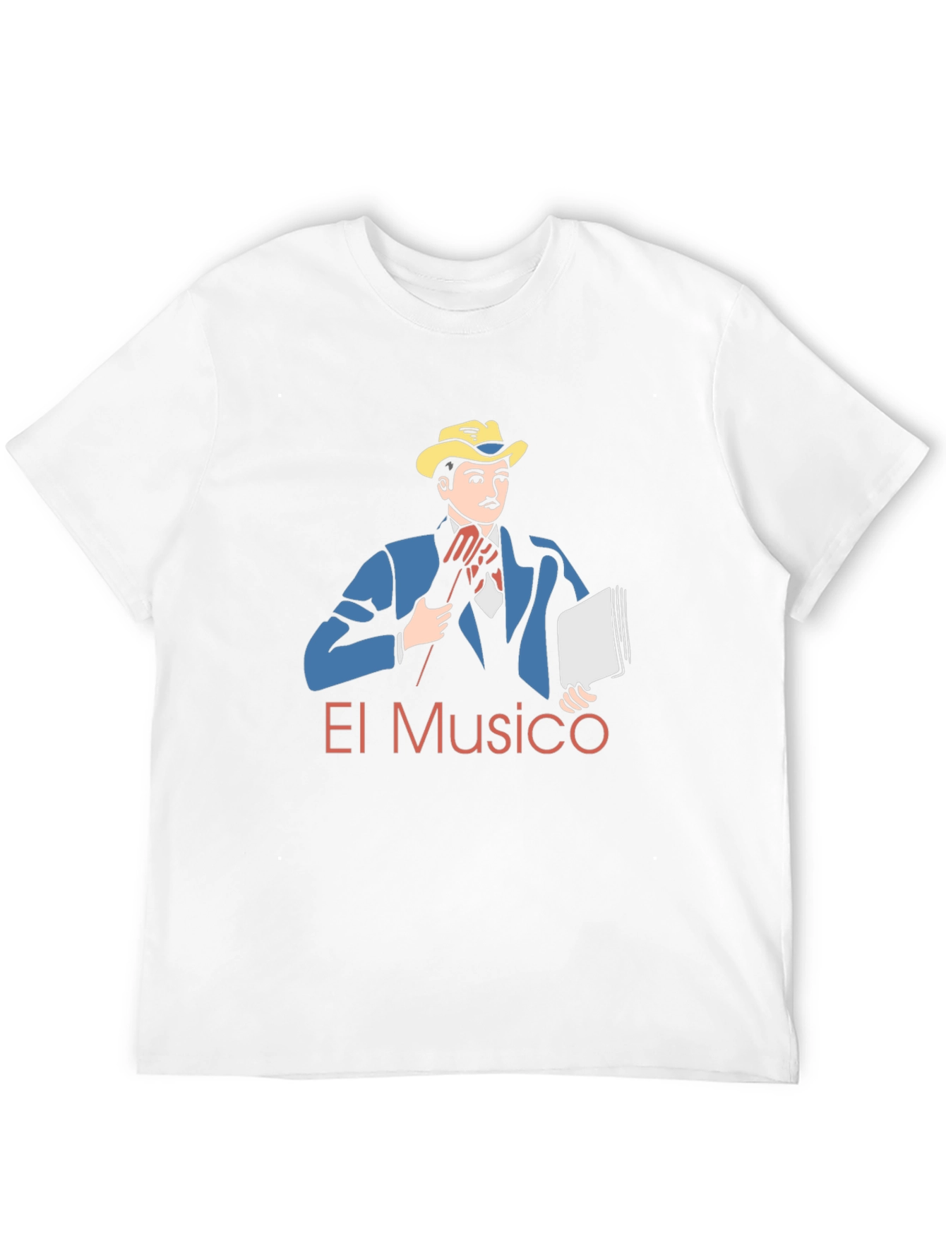 Black El Musico Graphic Tee - Stylish Musician Design view 12
