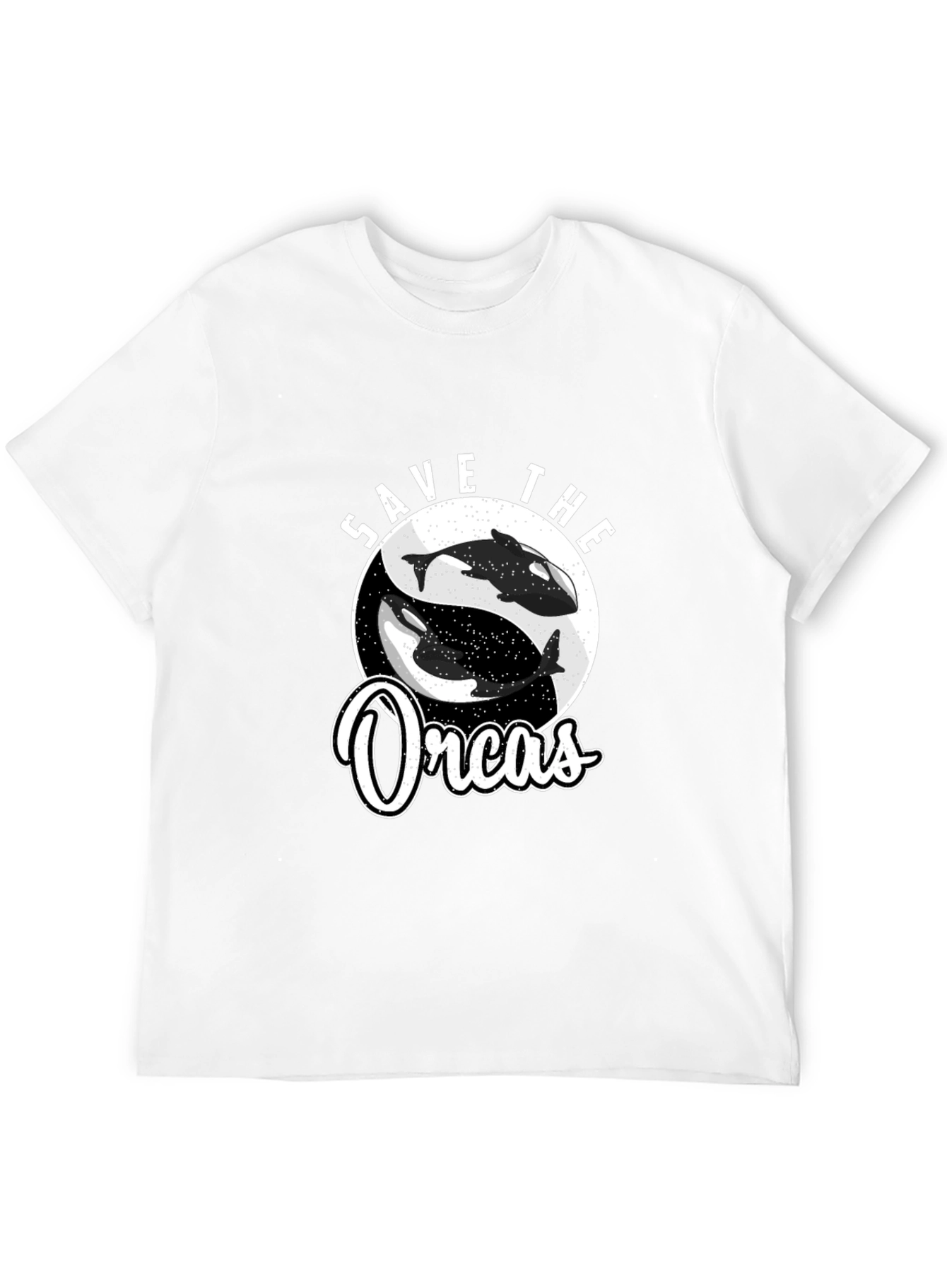 Black Save the Orcas Graphic Tee - Black view 12