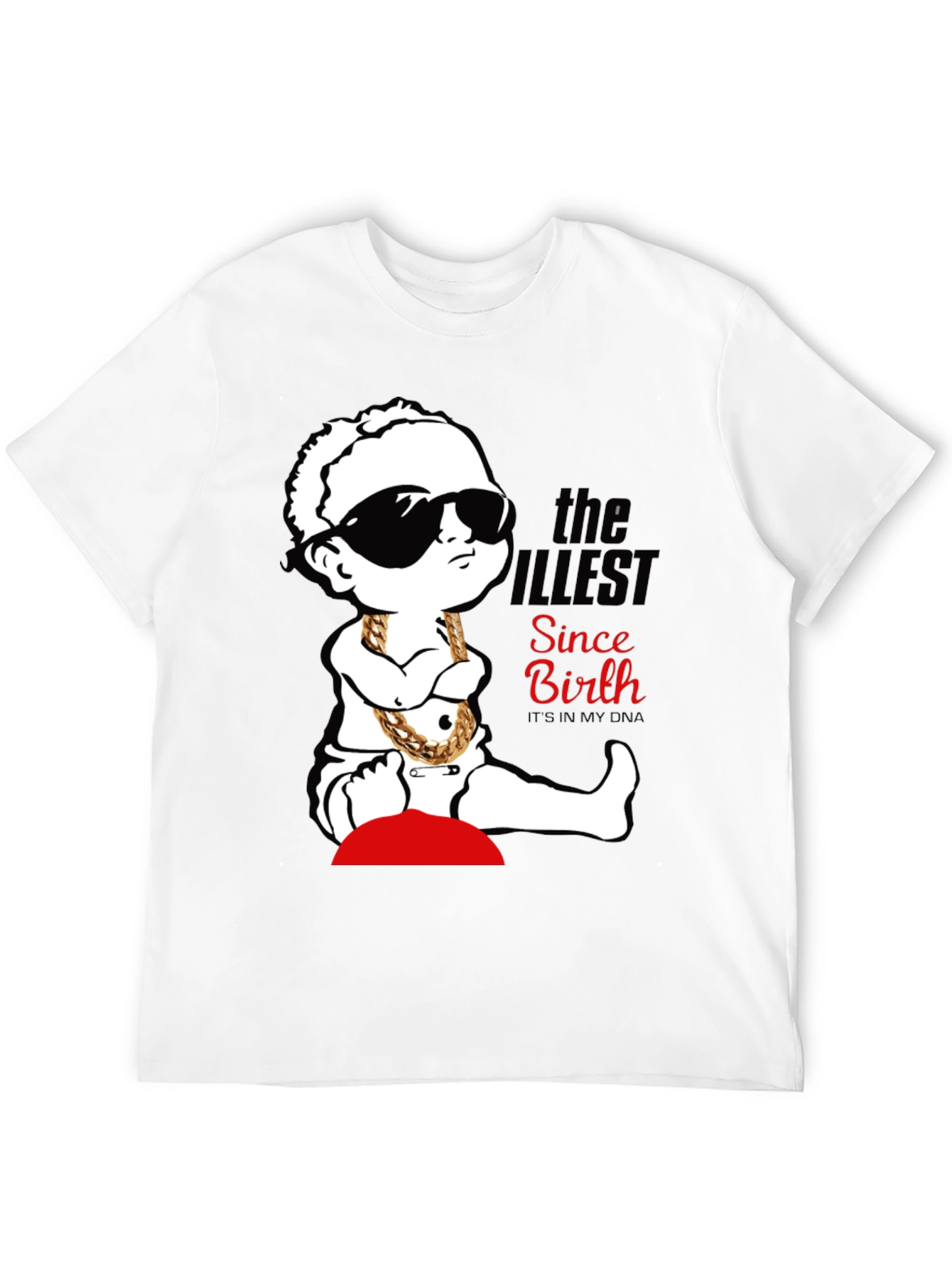 Cool Baby Graphic Tee - "The Illest Since Birth" Black T-Shirt - 12