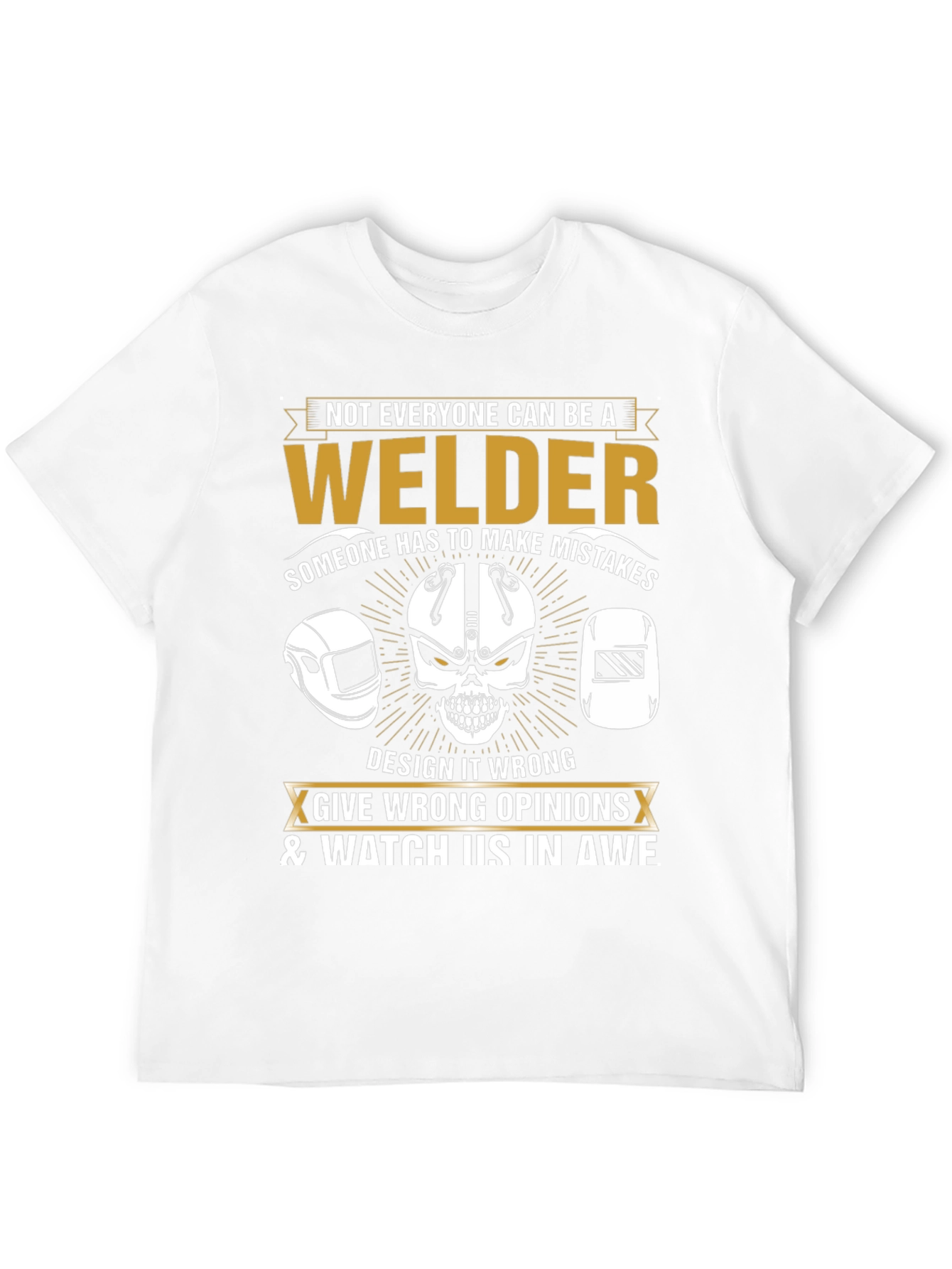Black Welder T-Shirt: Not Everyone Can Be A Welder Funny Tee view 12