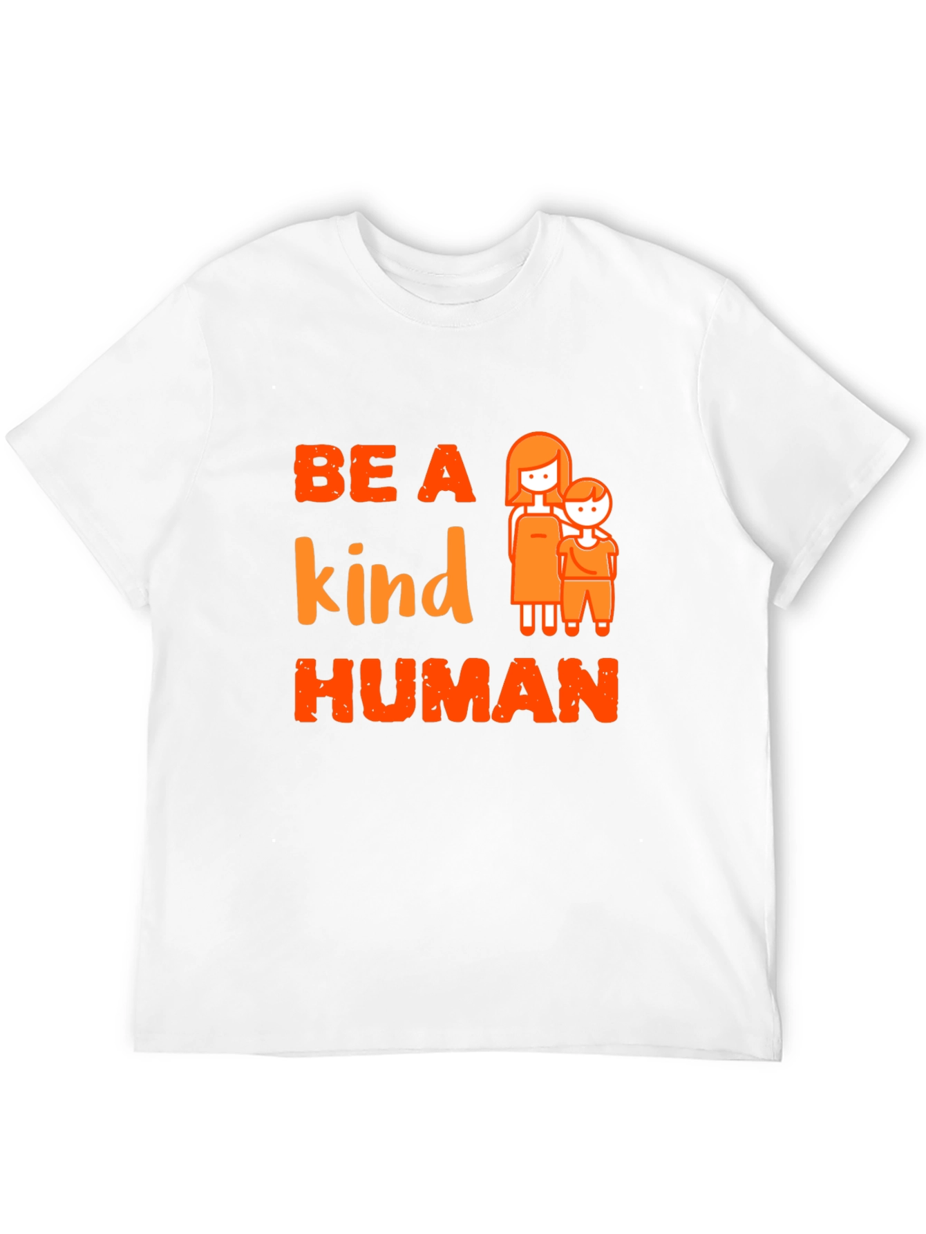 Black Be a Kind Human Graphic Tee view 12