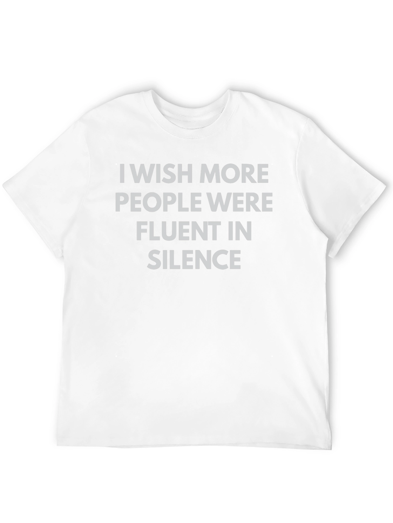 Black Fluent in Silence T-Shirt - Soft Cotton Tee view 12
