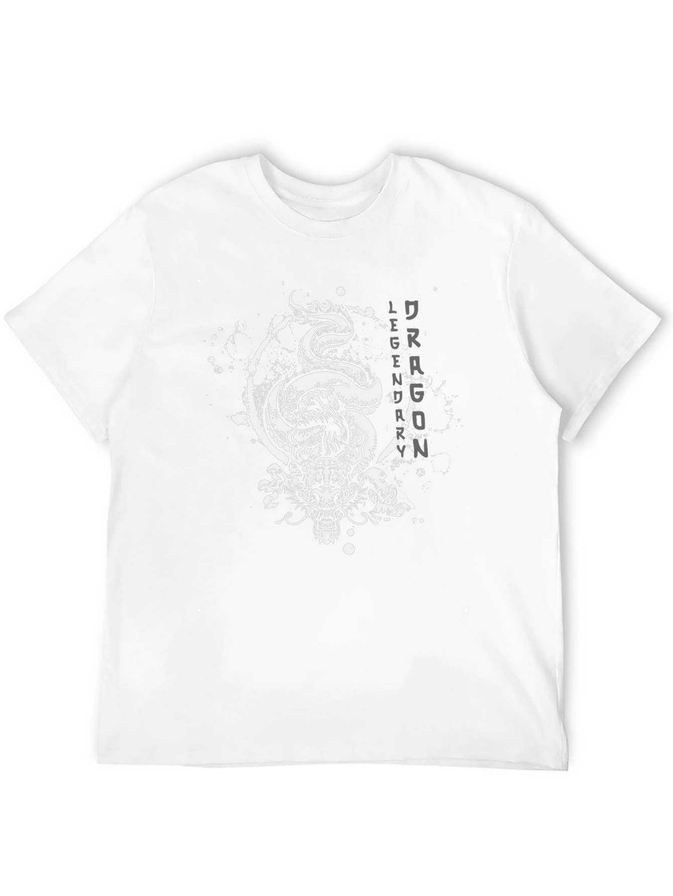 Black Dragon Legend Graphic Black T-Shirt view 12