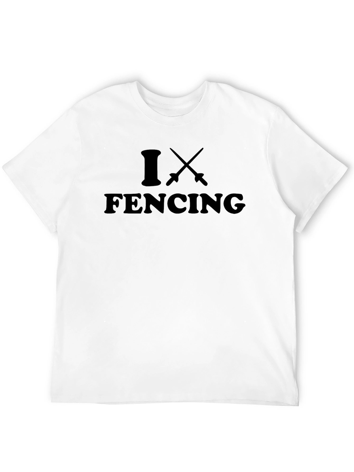 Black I Fencing Black T-Shirt view 12