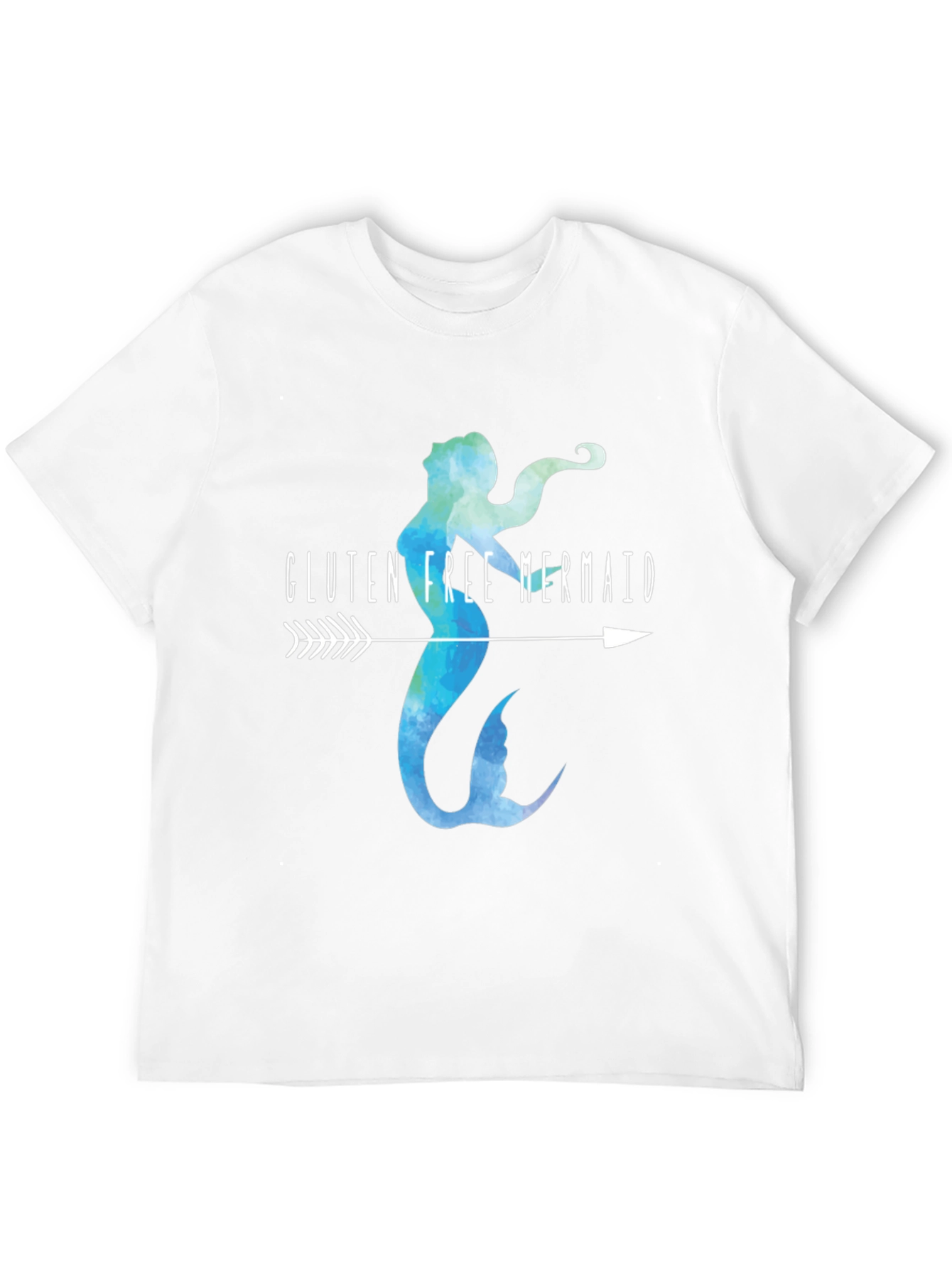 Black Gluten Free Mermaid Graphic Tee view 12