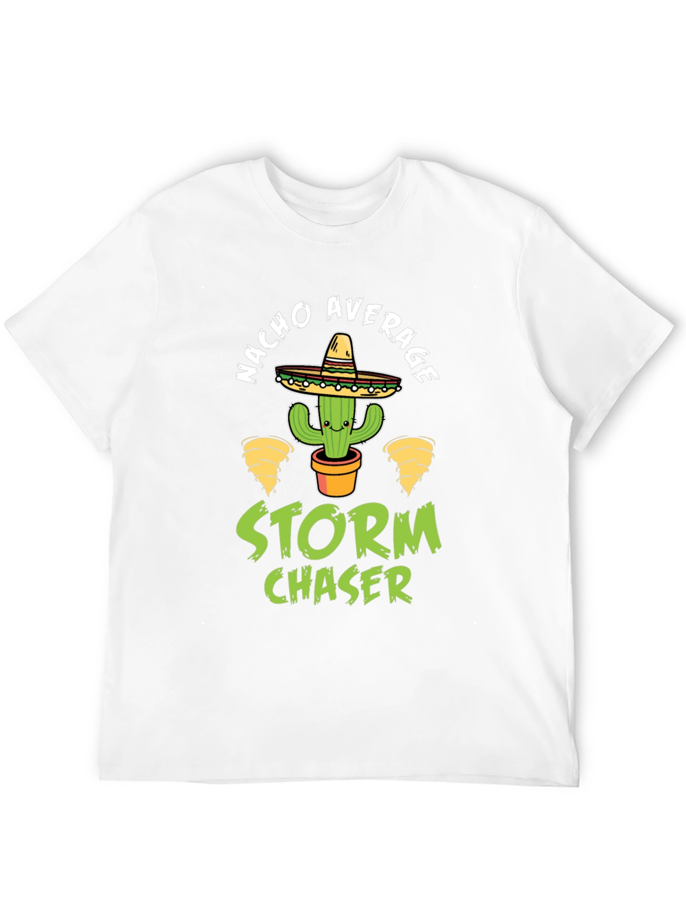 Black Nacho Average Storm Chaser T-Shirt view 12