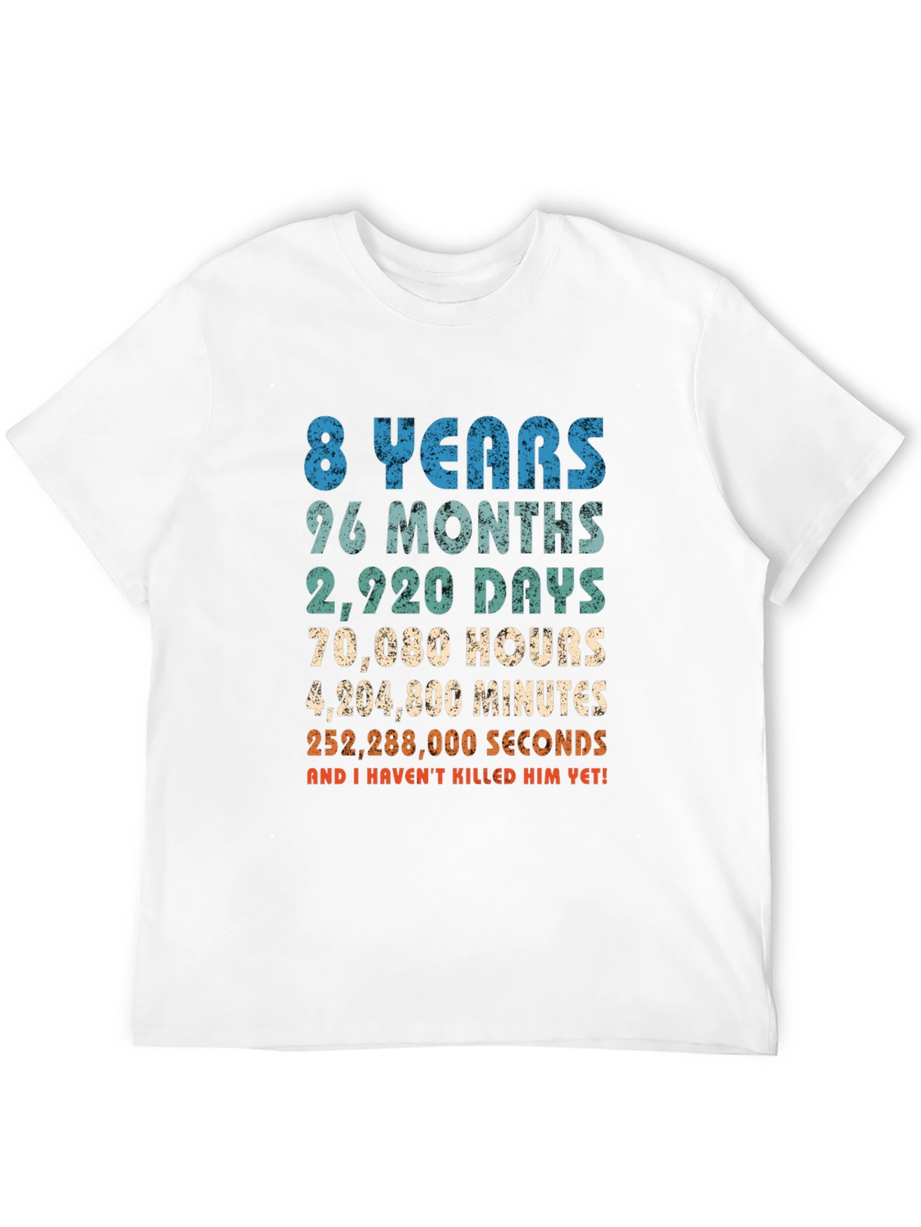 Black 8 Years Anniversary T-Shirt view 12