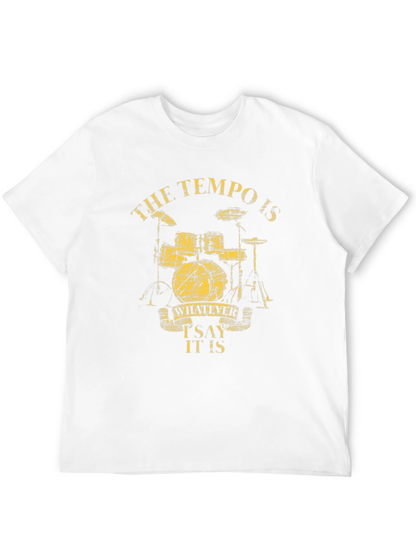 Black Drummer T-Shirt - The Tempo is Whatever I Say It Is - Band Tee view 12