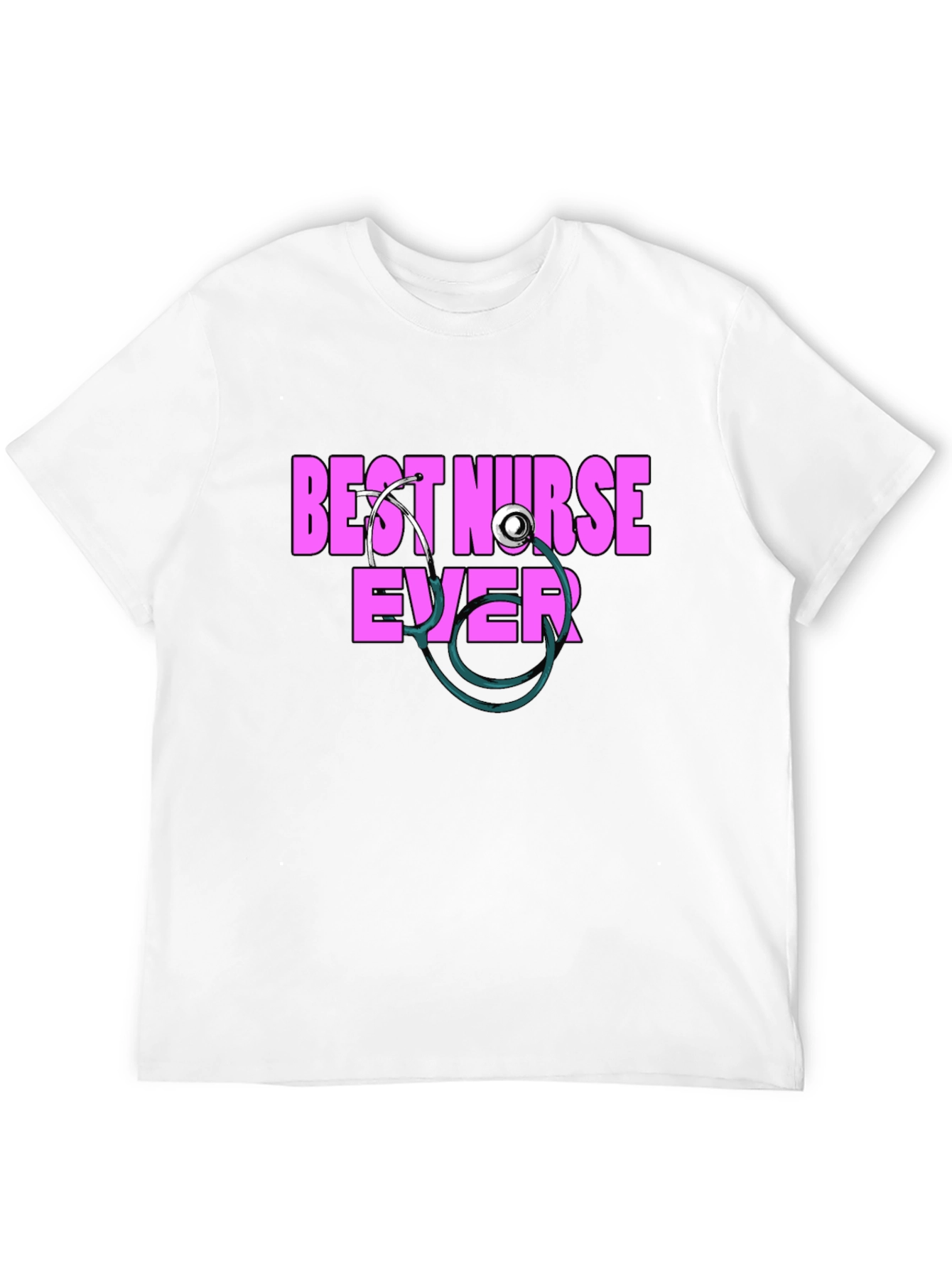 Black Best Nurse Ever T-Shirt - Stylish Medical Apparel view 12