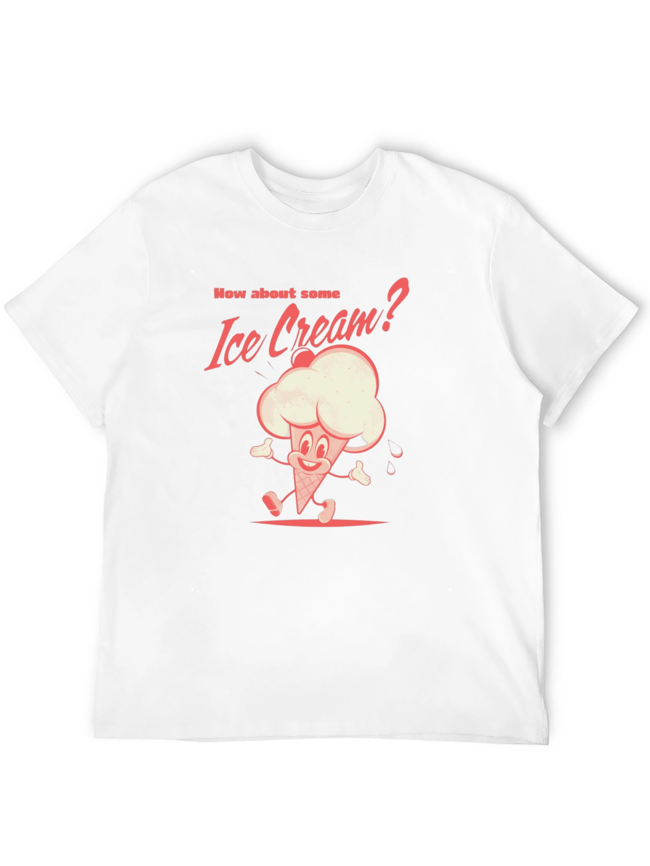 Black Retro Ice Cream T-Shirt - Fun Foodie Tee view 12