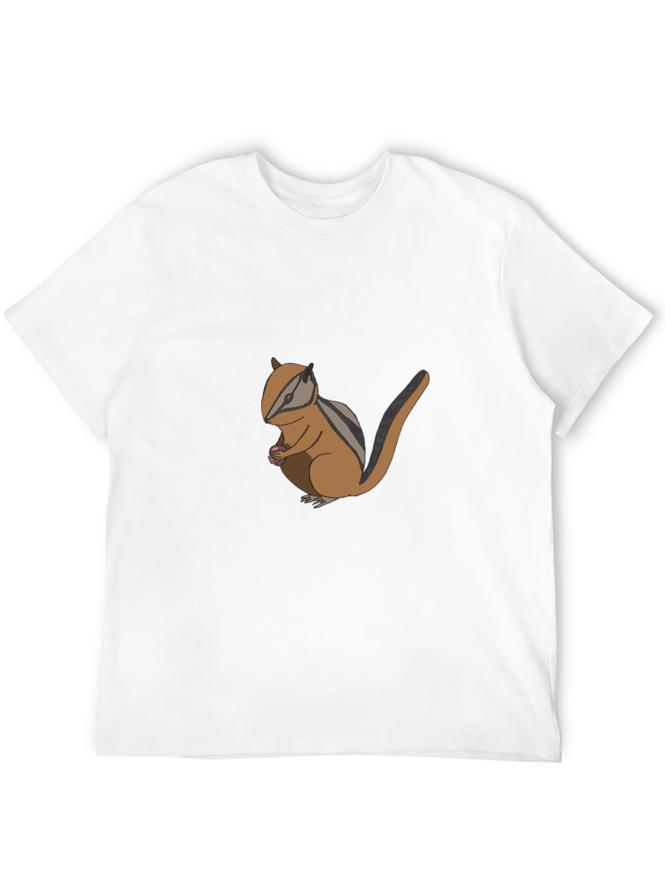 Black Chipmunk Graphic Tee - Cute Animal Print view 12