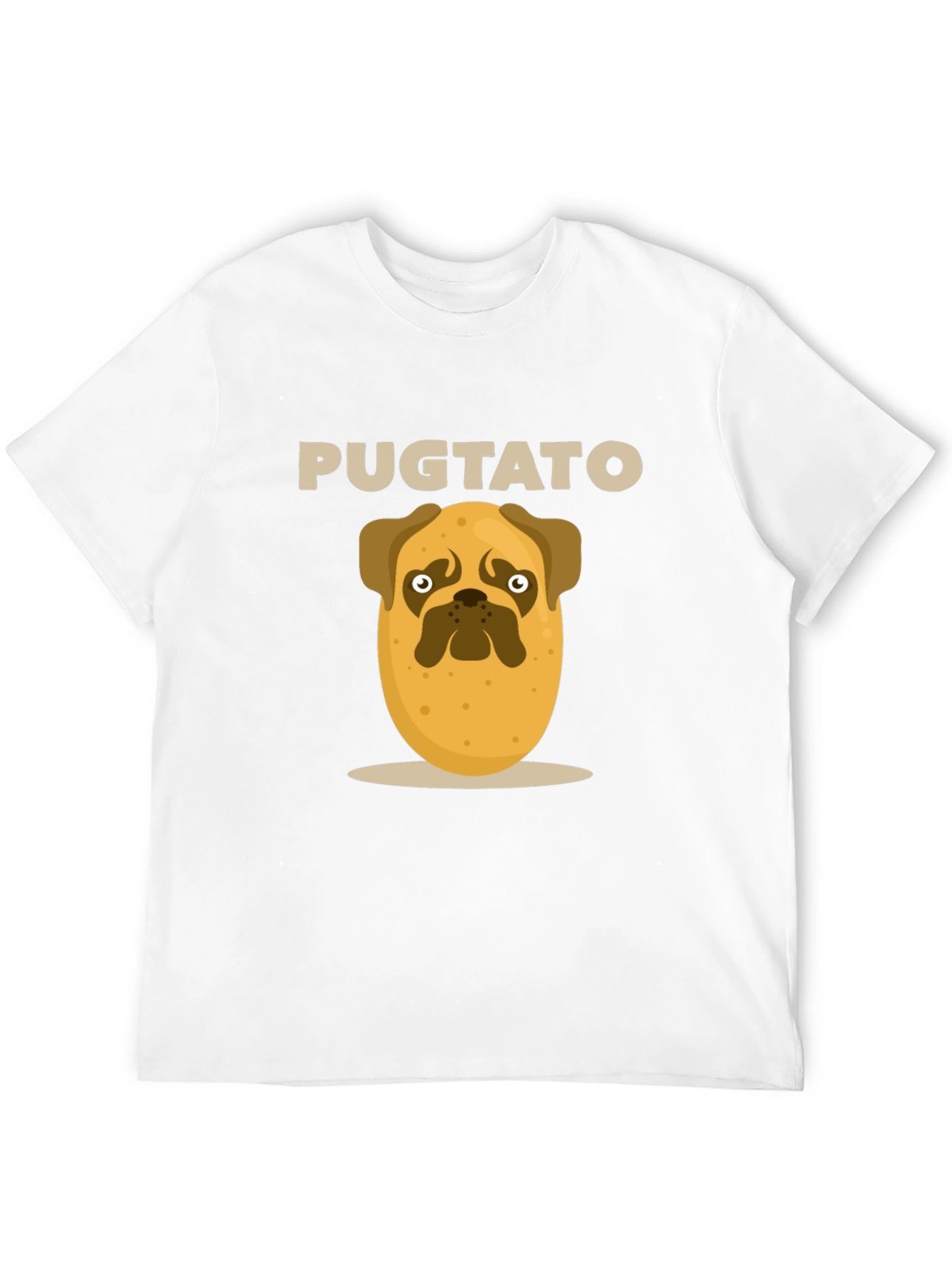 Black Pugtato Funny Graphic Tee view 12