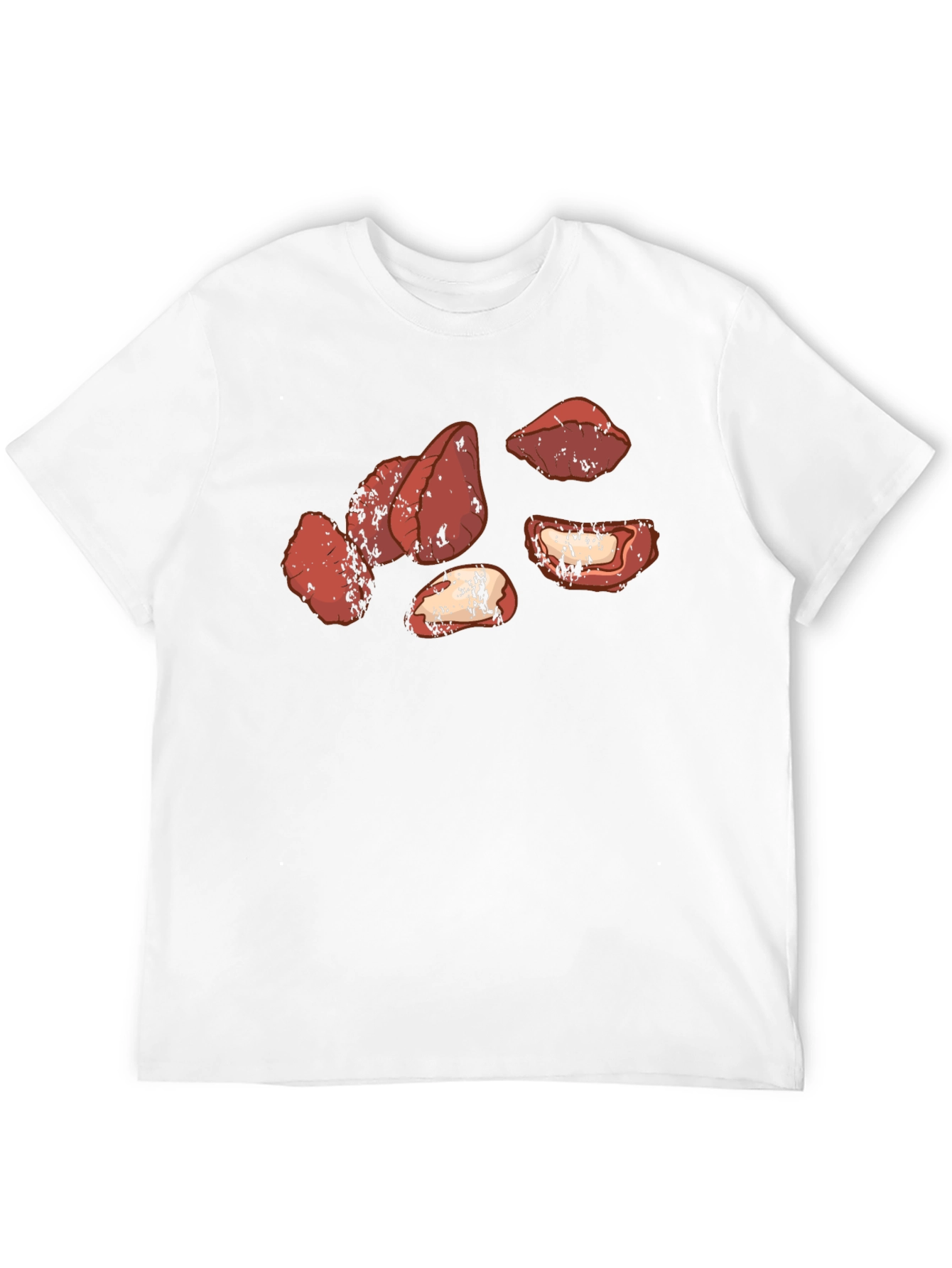 Black Dates Graphic T-Shirt - Unique Fruit Tee view 12