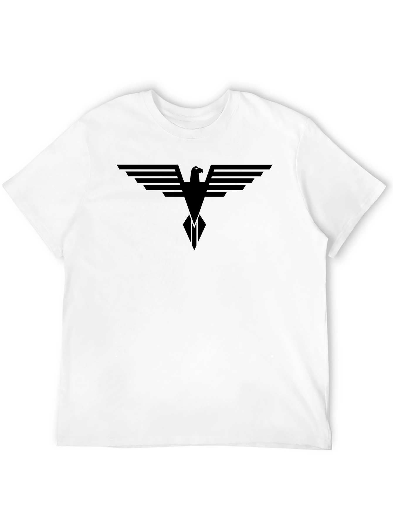 Black Men's Black Eagle Graphic T-Shirt view 12