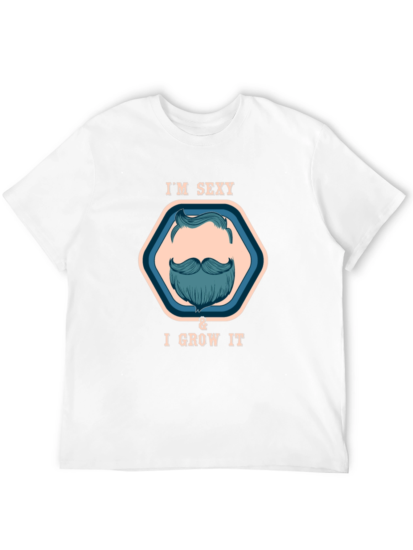 Black I'm Sexy & I Grow It T-Shirt, Funny Beard Shirt view 12