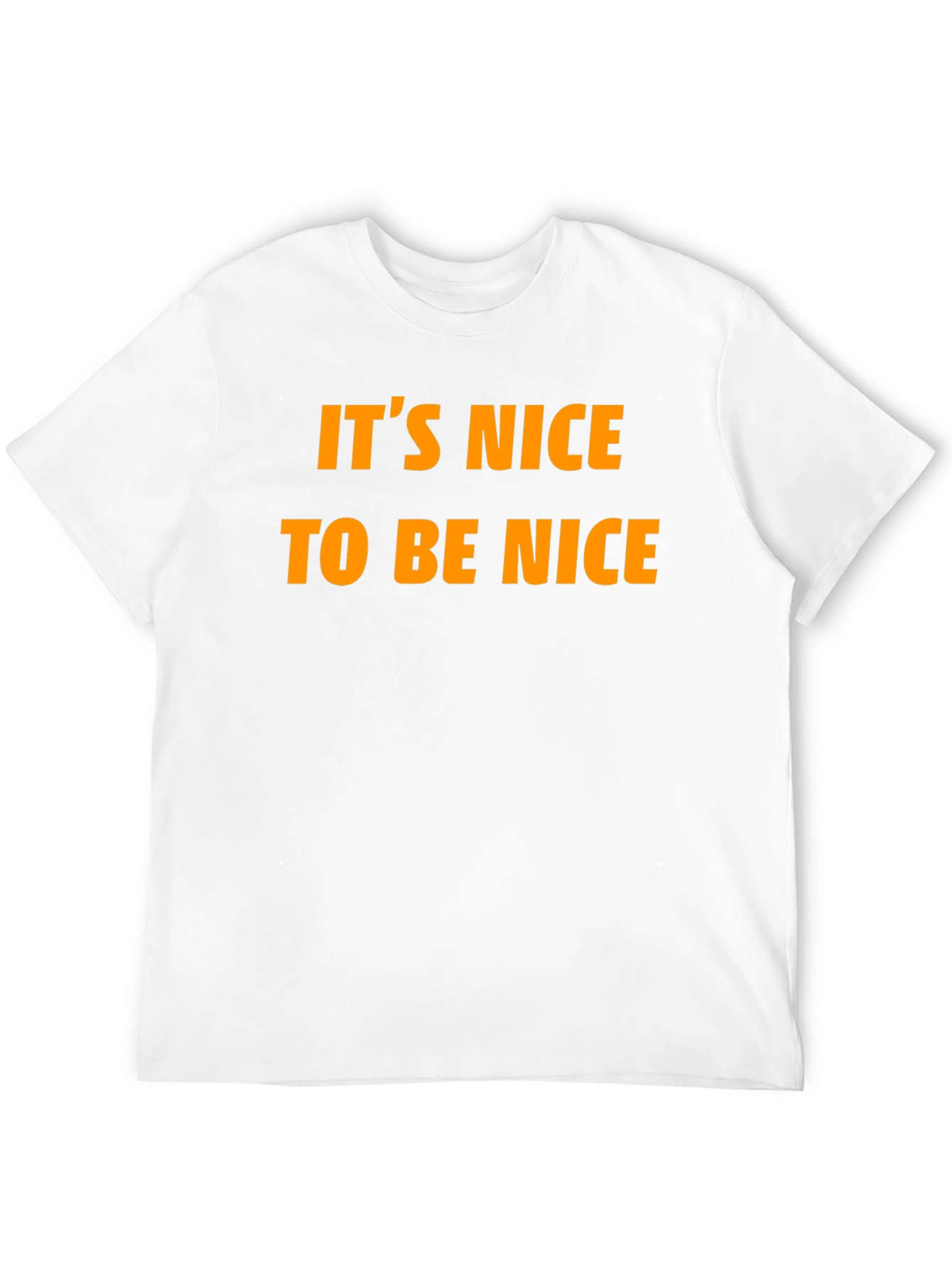 Black It's Nice To Be Nice T-Shirt view 12