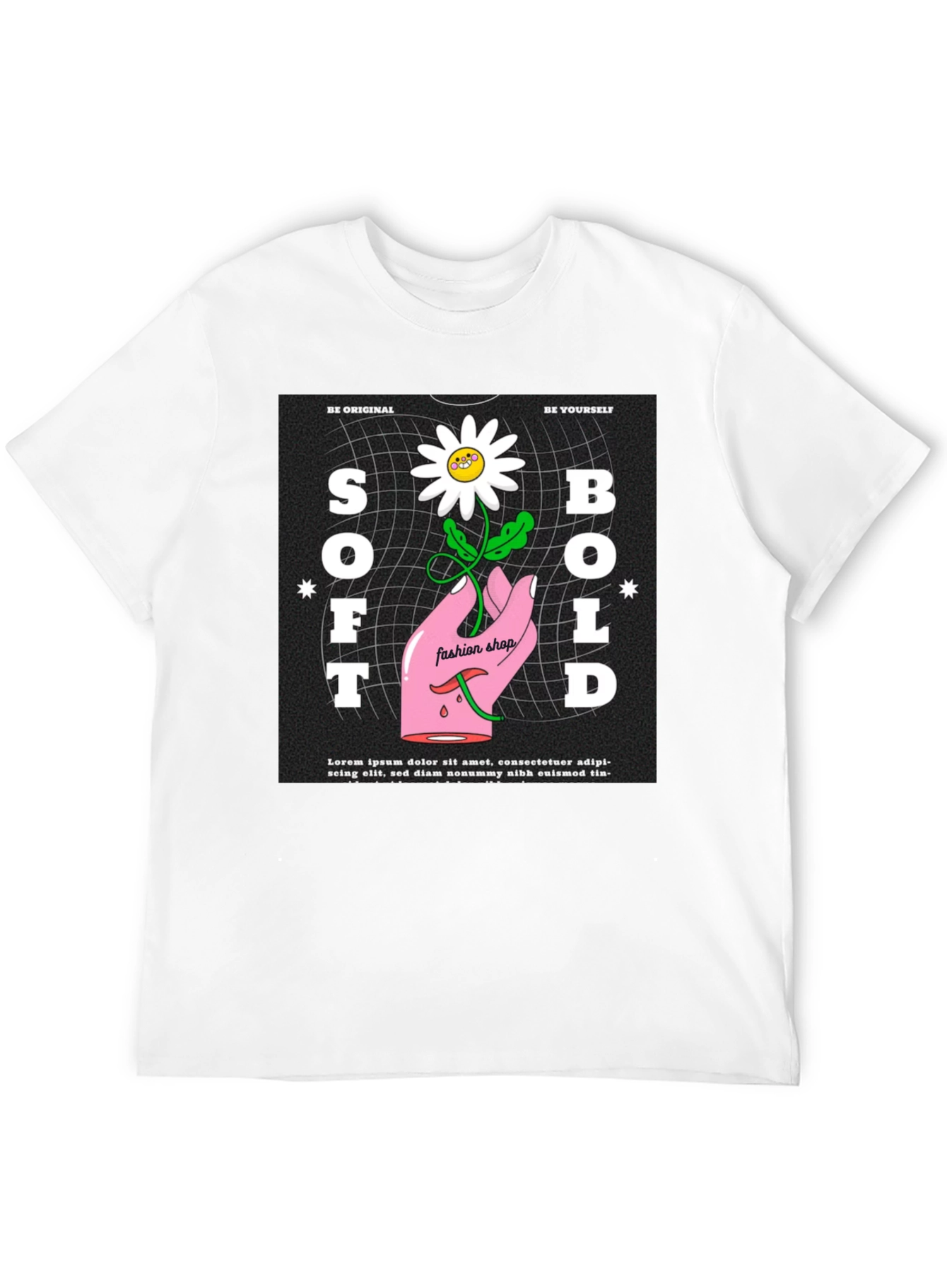 Black Soft & Bold Graphic Tee - Unique Design view 12