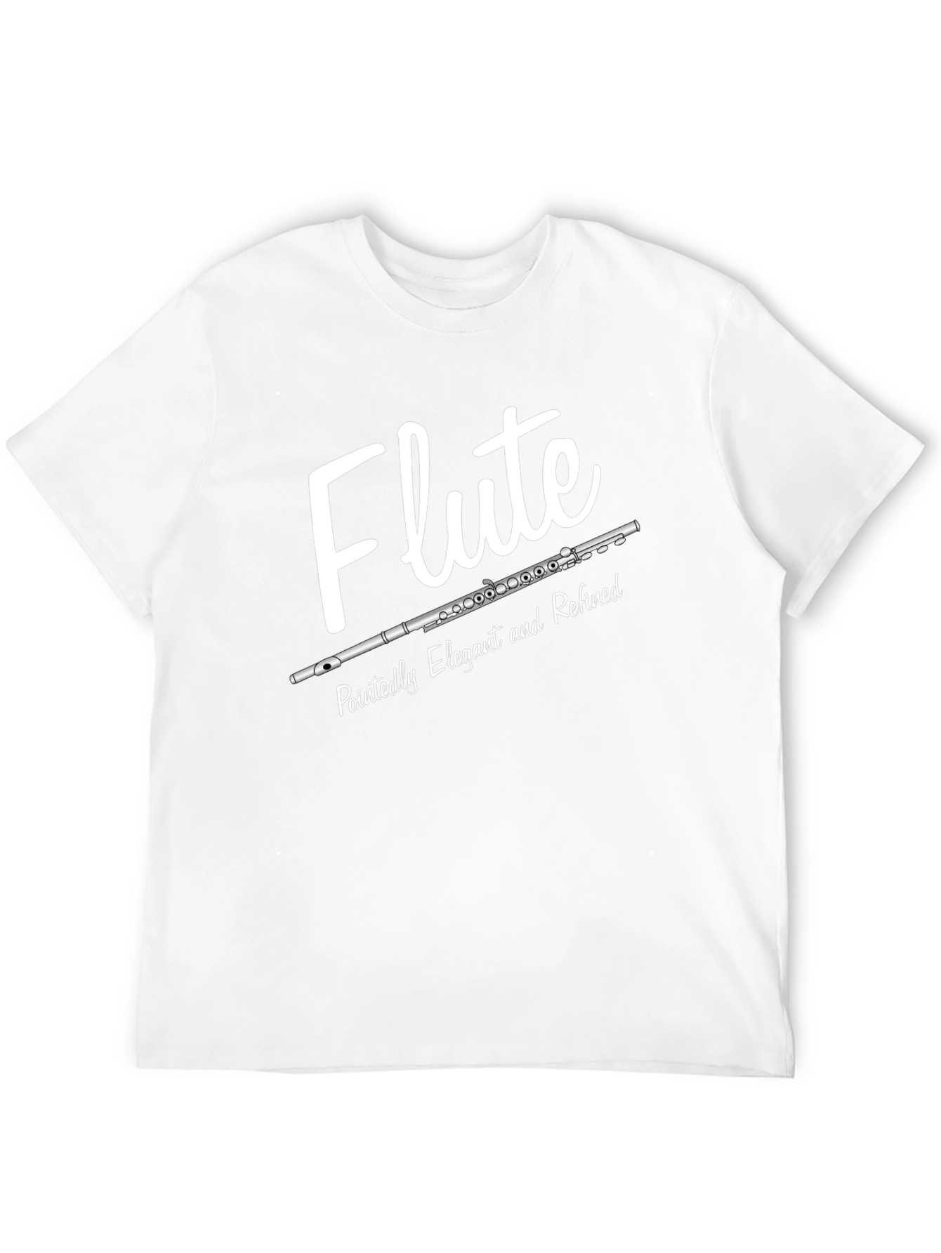 Black Flute Elegant & Refined Graphic T-Shirt view 12