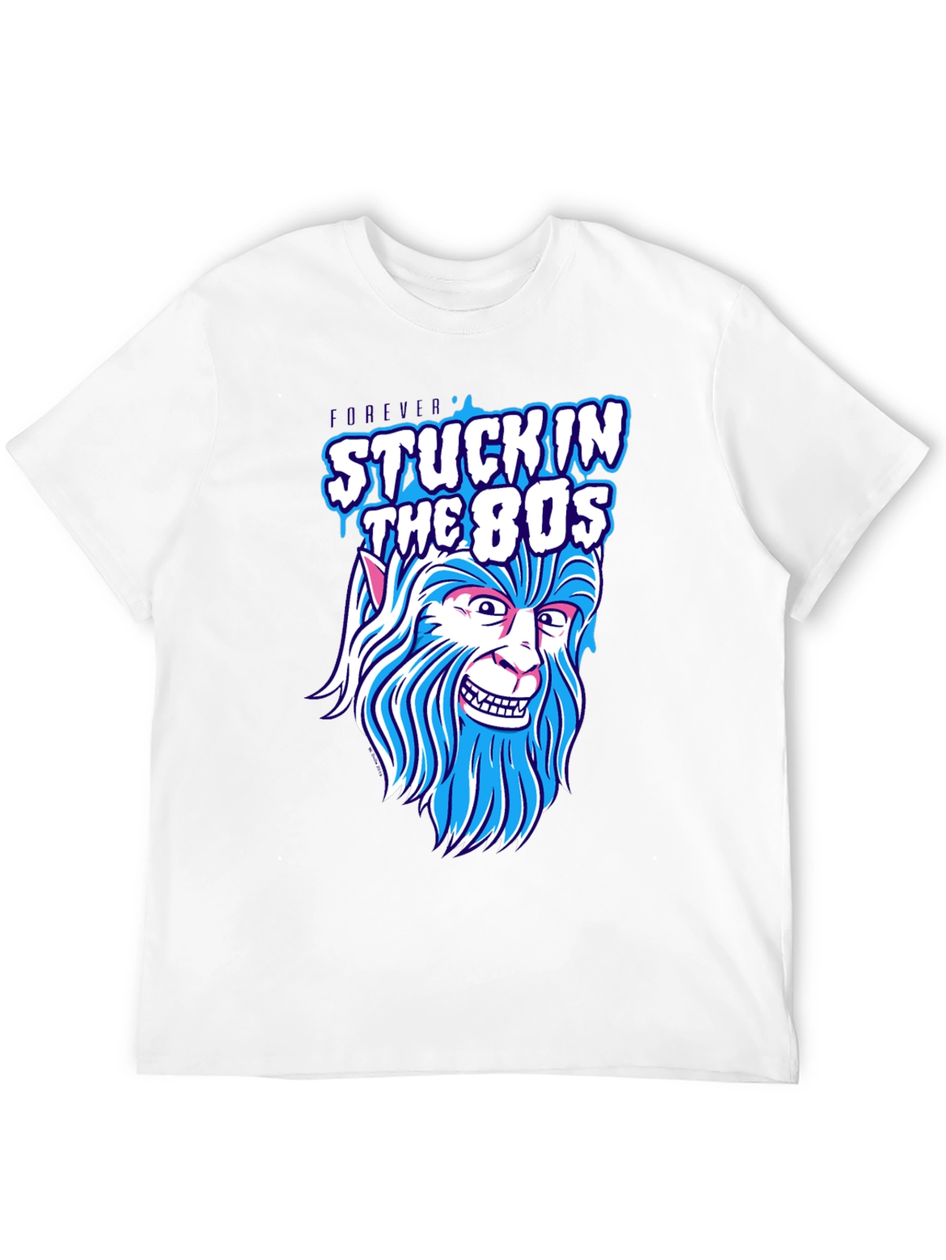 Black Stuck in the 80s Werewolf Graphic Tee view 12