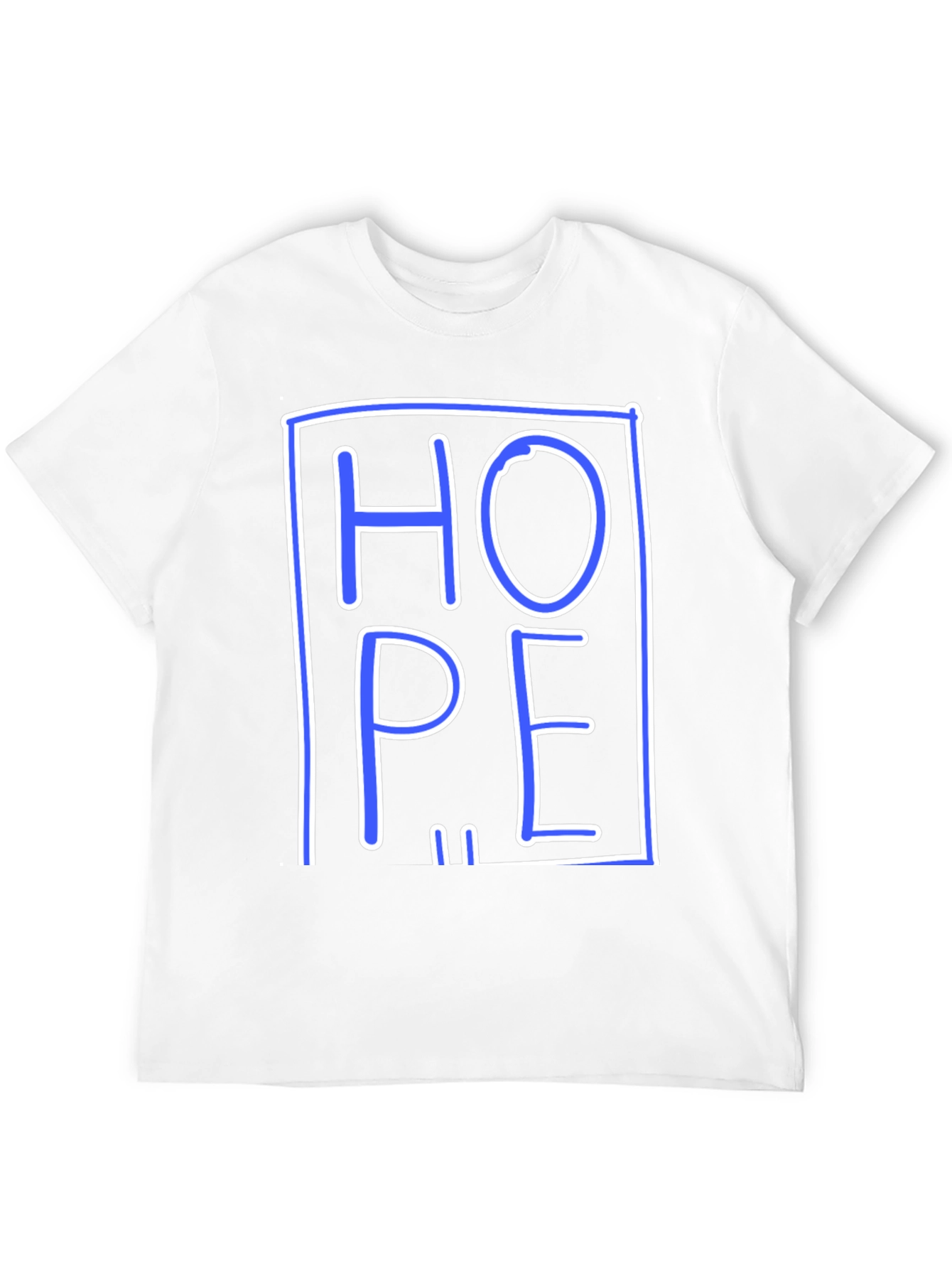 Black Hope Graphic Tee - Unisex Black Short Sleeve T-Shirt view 12