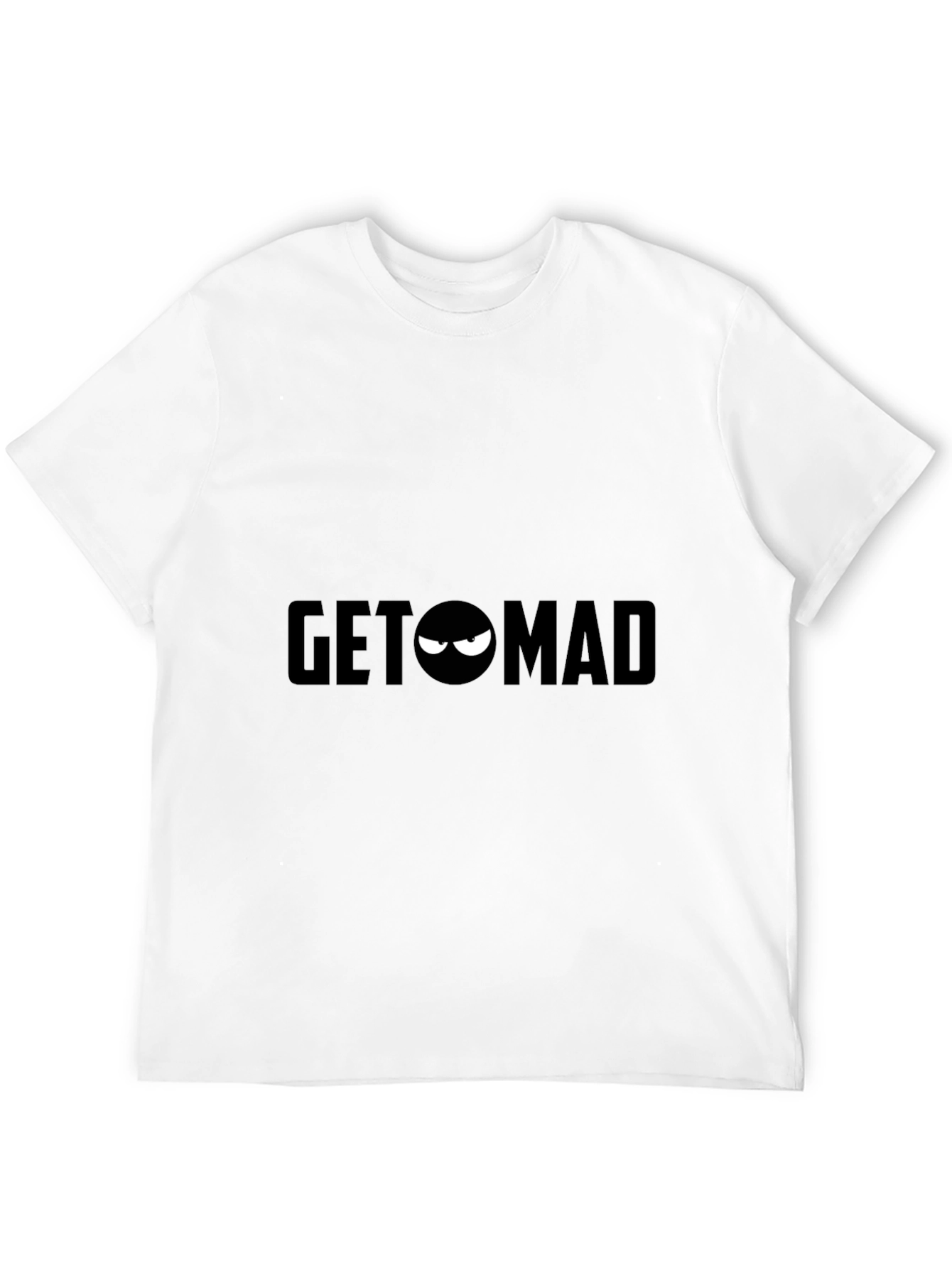 Black Get Mad Graphic Tee - Mens Black T-Shirt view 12