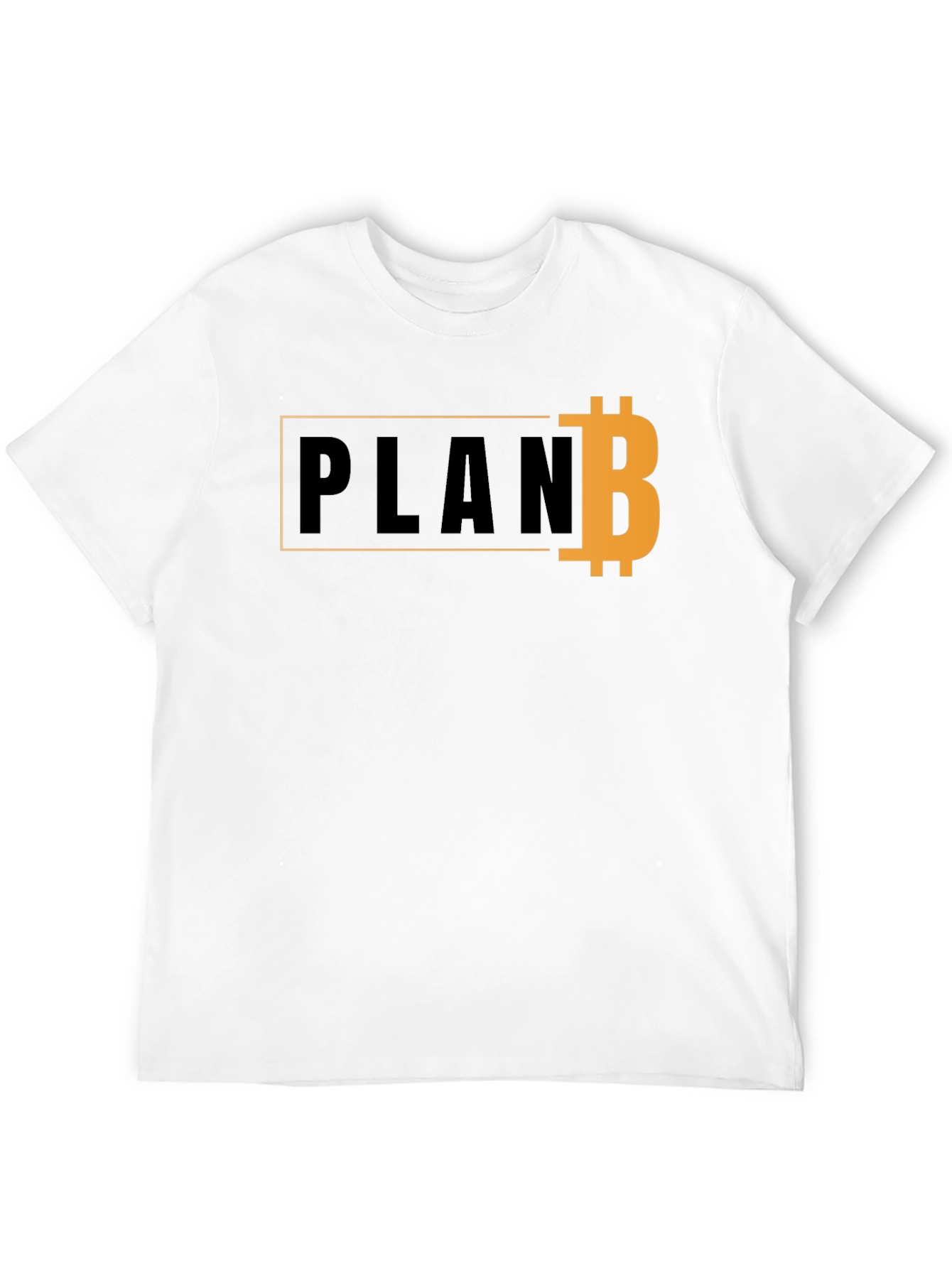 Black Plan B Bitcoin Graphic T-Shirt view 12